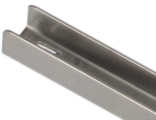 Paire de glissières en inox - haute résistance - 545x52x24mm - pour KS600ND, KS600GND, KS1200ND, KS1200GND, TS600ND, TS600GND, TS1200GND & TS1200ND