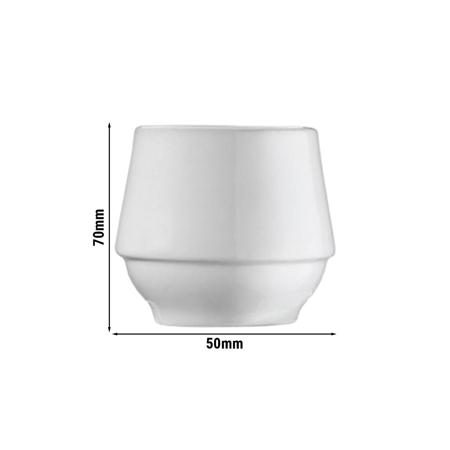 (24 pcs) Coquetier - Blanc