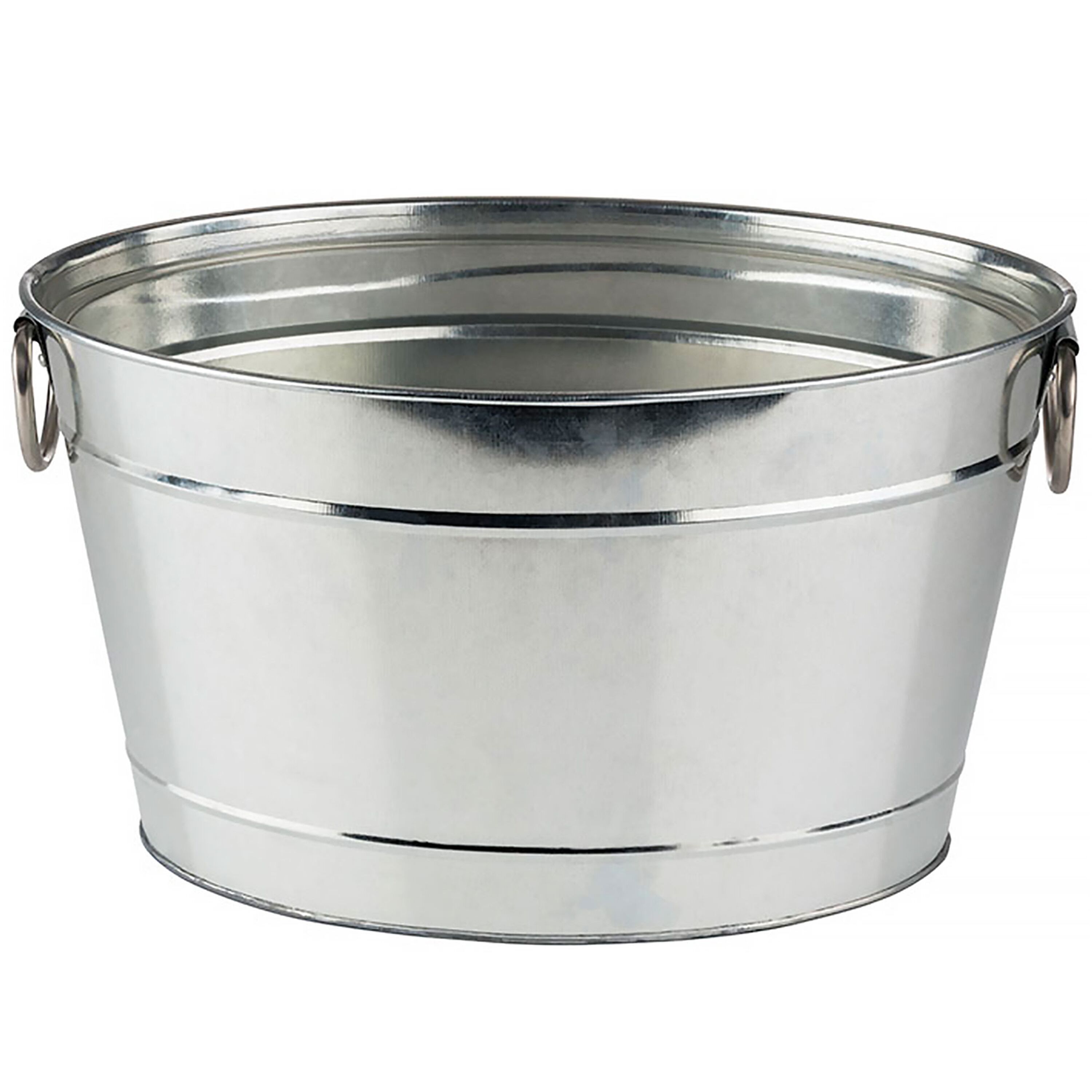 Vasque à bouteilles - TIN - Métal galvanisé - 11 litres - Hauteur:210mm - avec bac intérieur plastique