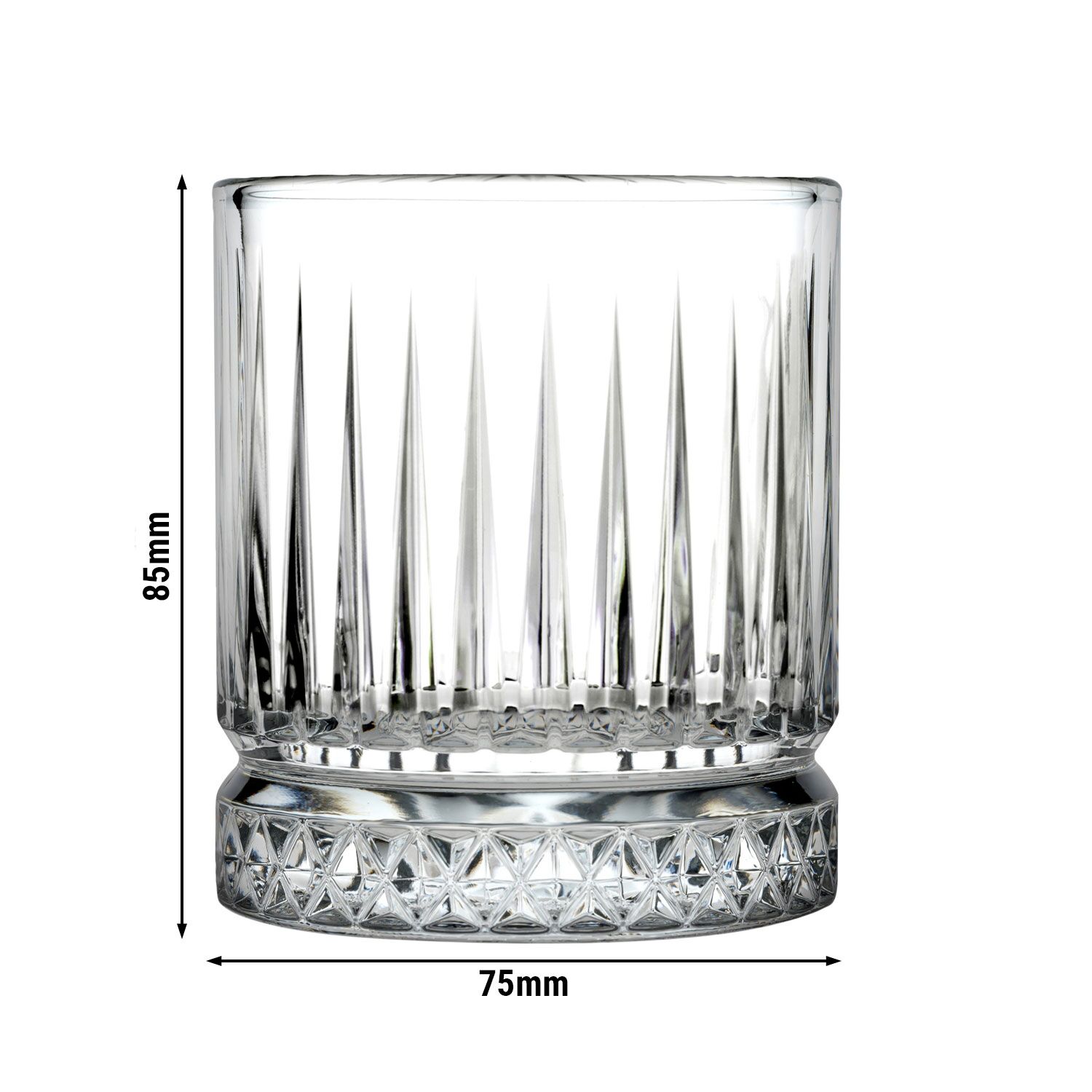 (12 pcs) Gobelet - ELYSIA - 210 ml - Transparent