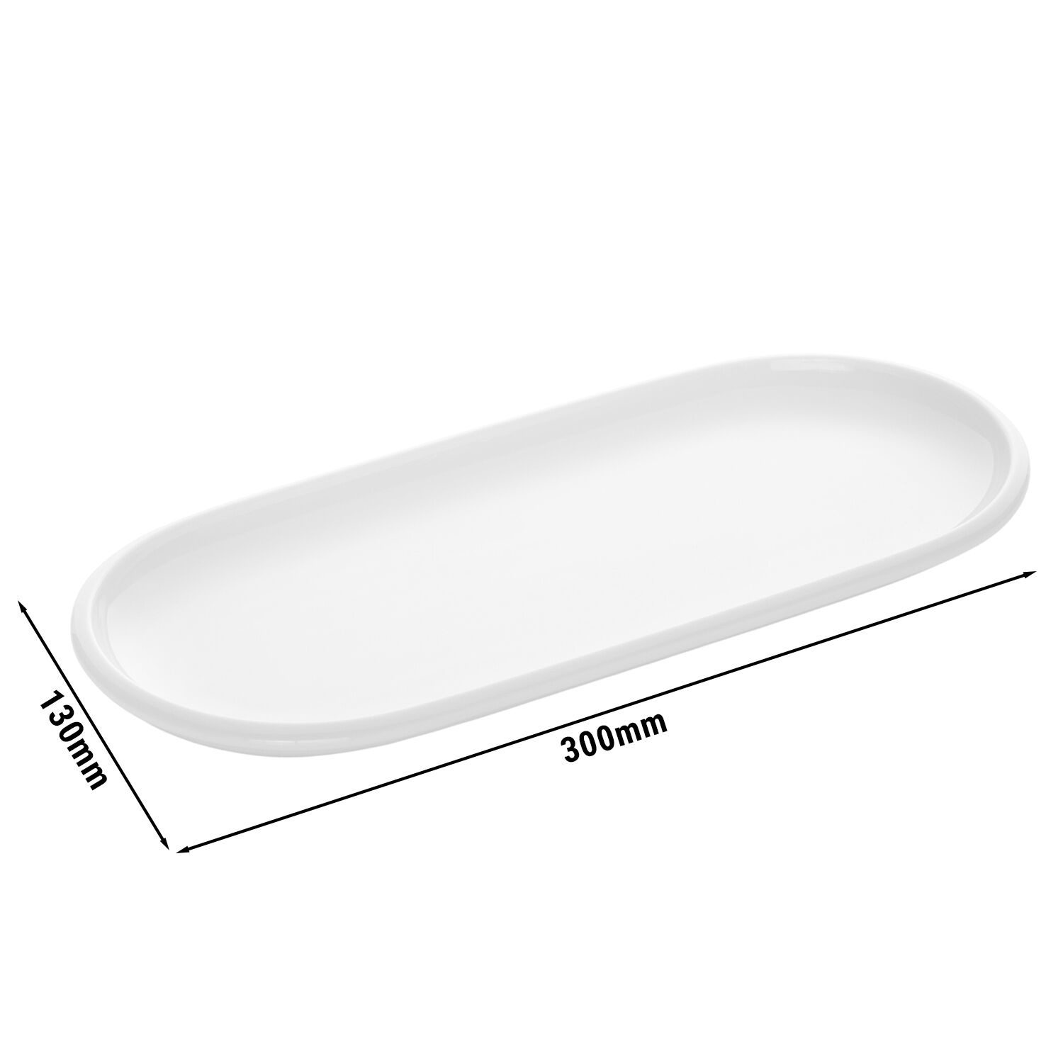 (6 sztuk) WMF | SYNERGY – Talerz – owalny – 300 x 130 mm