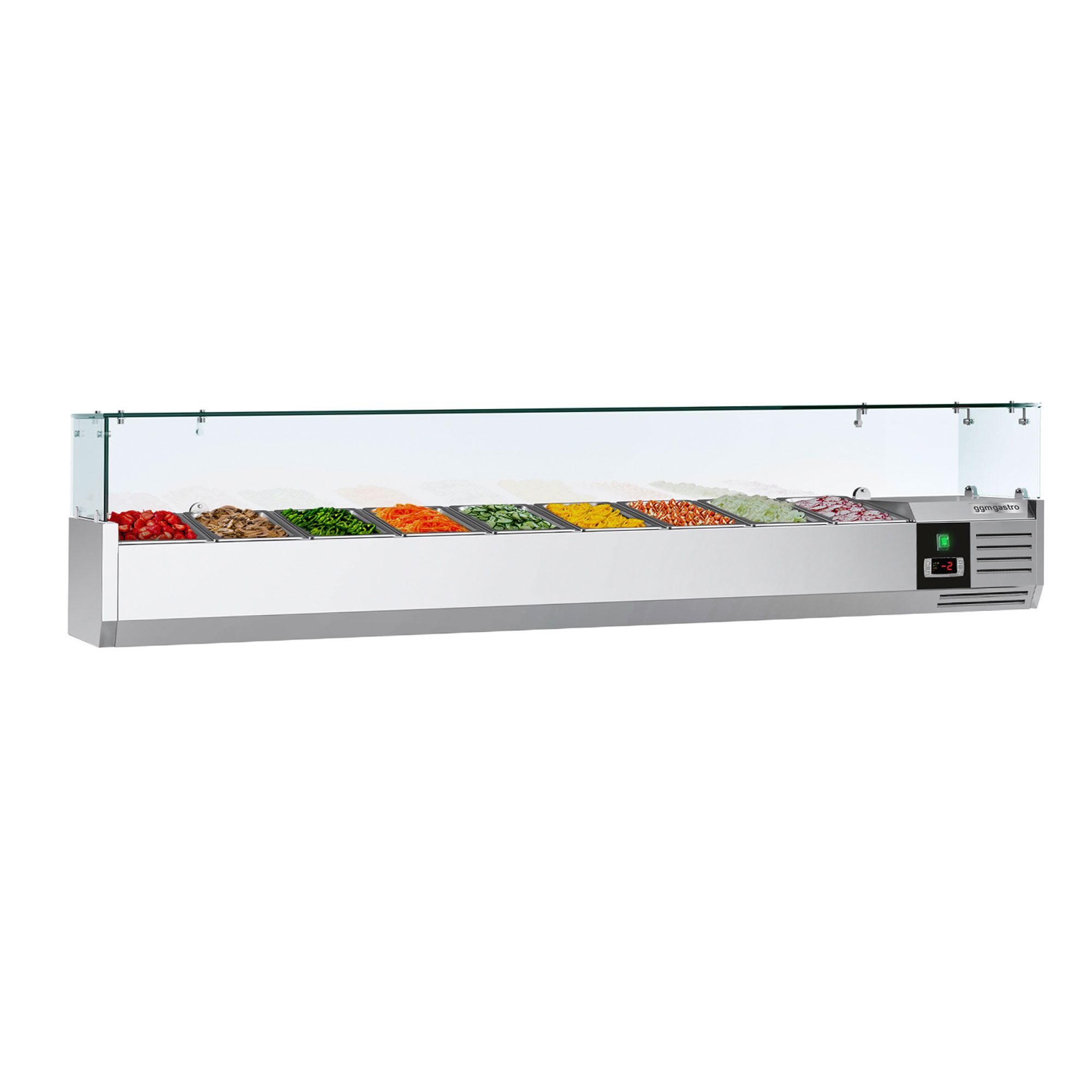 Vitrine Réfrigérée à Ingrédients PREMIUM - 2000x395mm - 9x GN 1/3