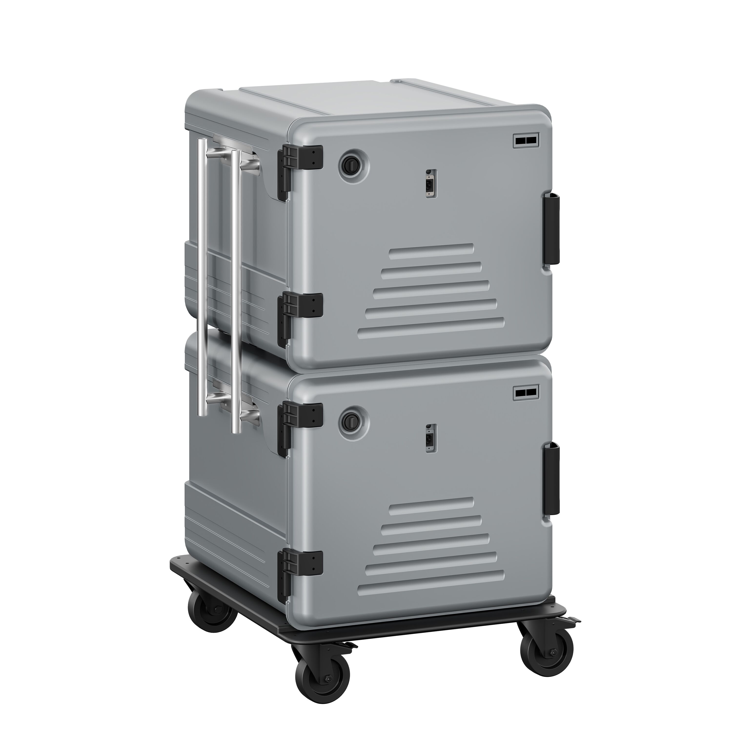 Thermobox - Chargement par l’avant - 2x 180L - pour 24x GN 2/1 - 770x885x1380mm - chauffant