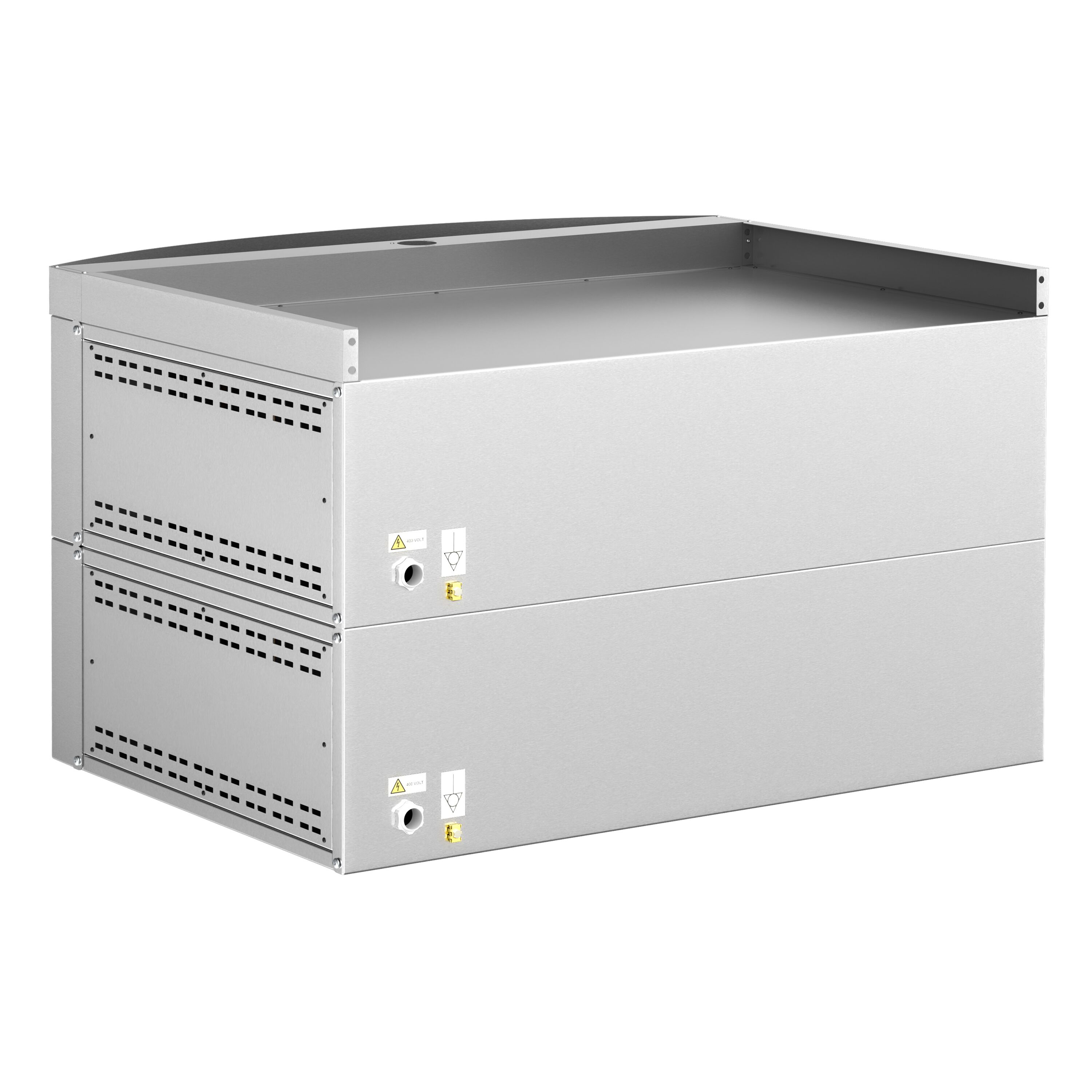 (2 szt.) Elektryczny Piec do pizzy - 2 x 6 x Ø34cm - Panel dotykowy - z okapem