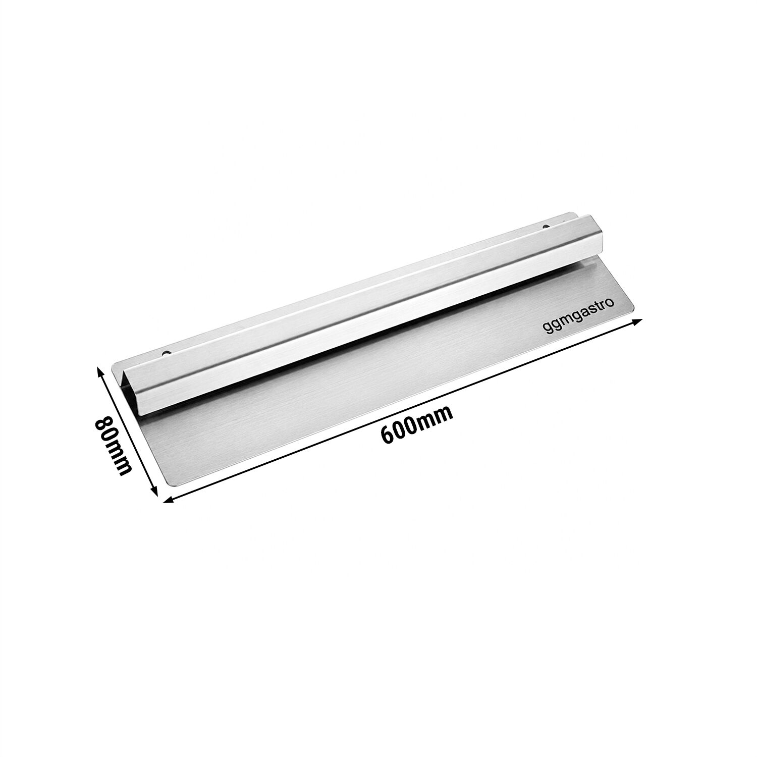 Bonschiene – rostfritt stål – 600 mm