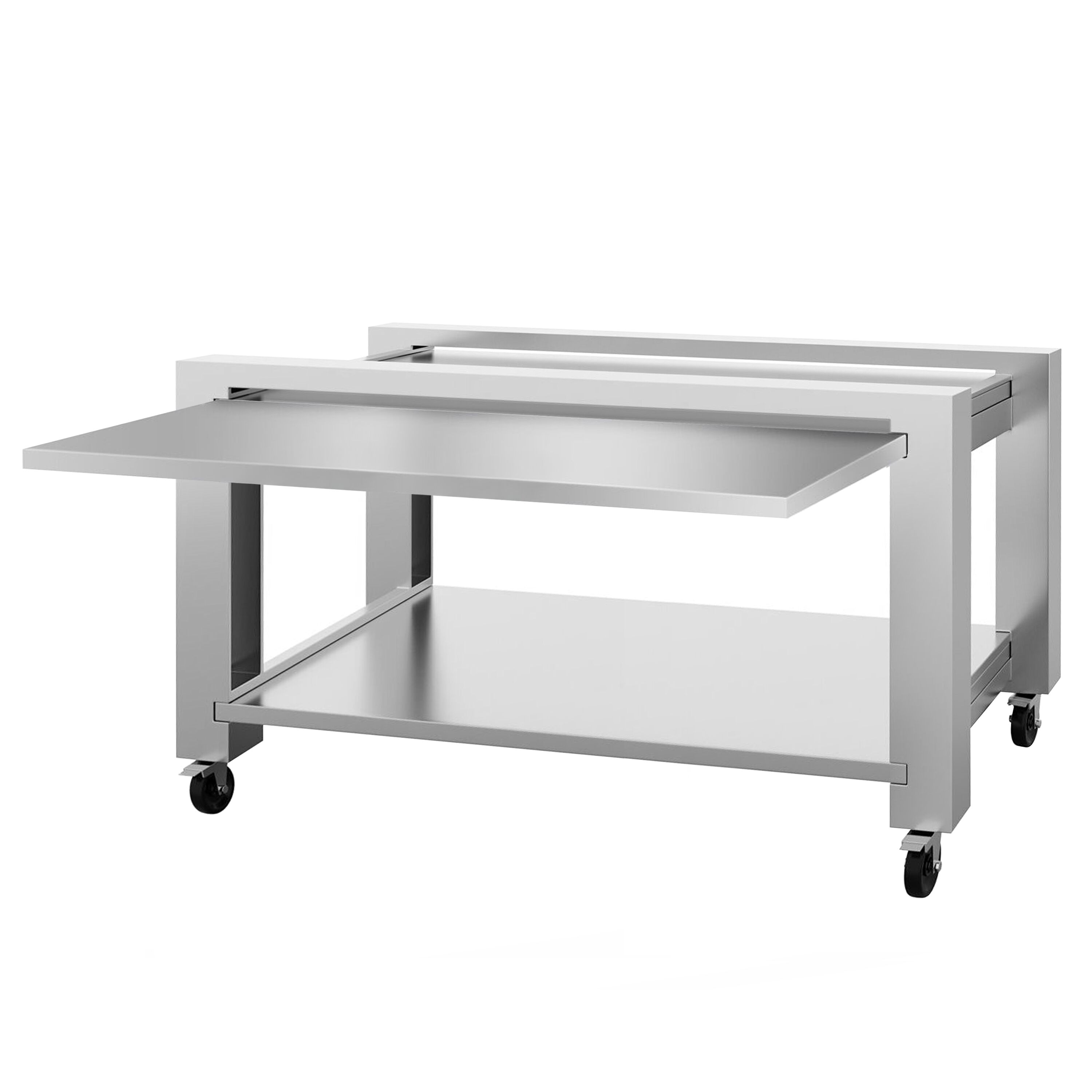 Support pour four à pizza - 1462x485x835mm - Inox - compatible avec Four à pizza POP634E
