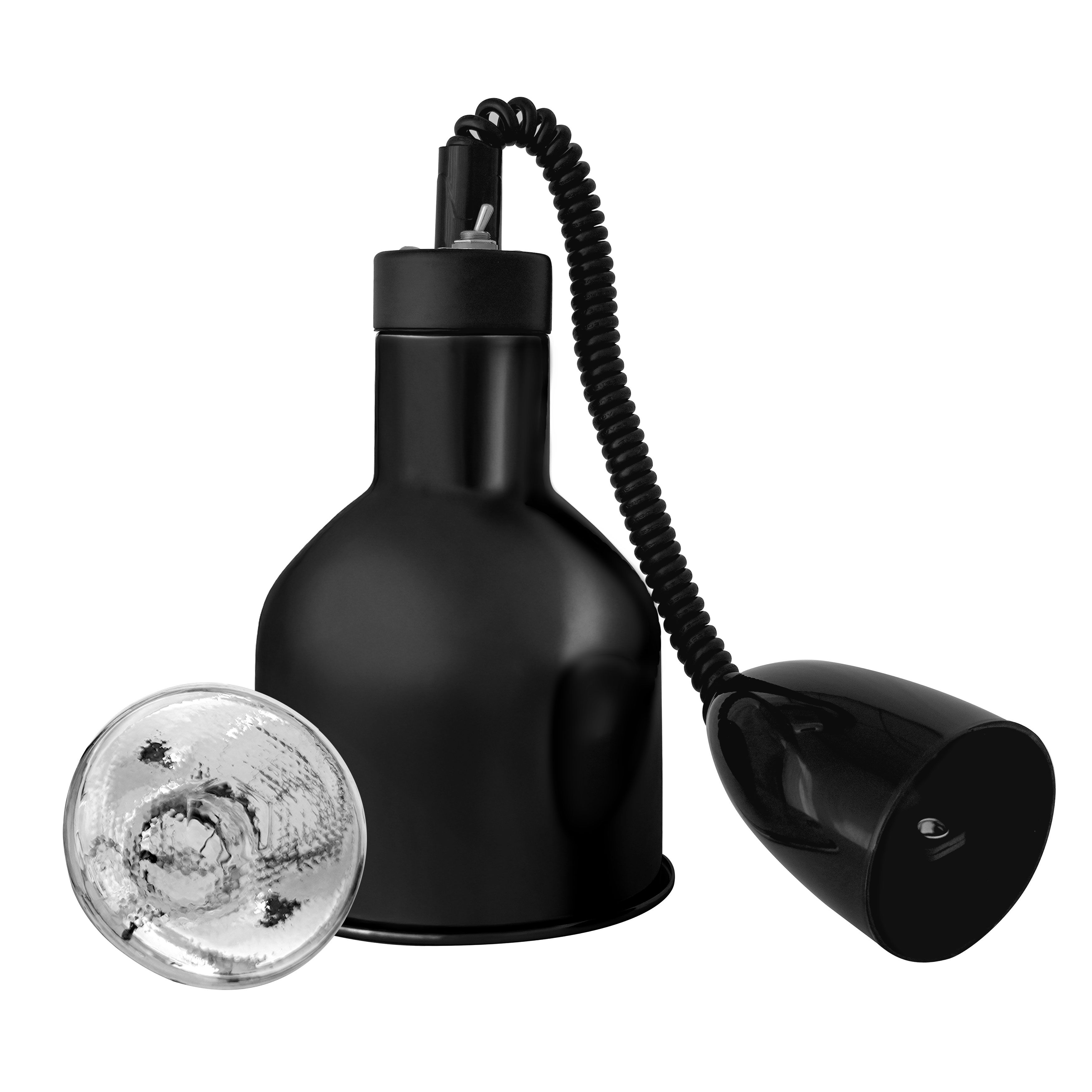 Lampe chauffante infrarouge – 275 watts – Ø 175 mm – Noir