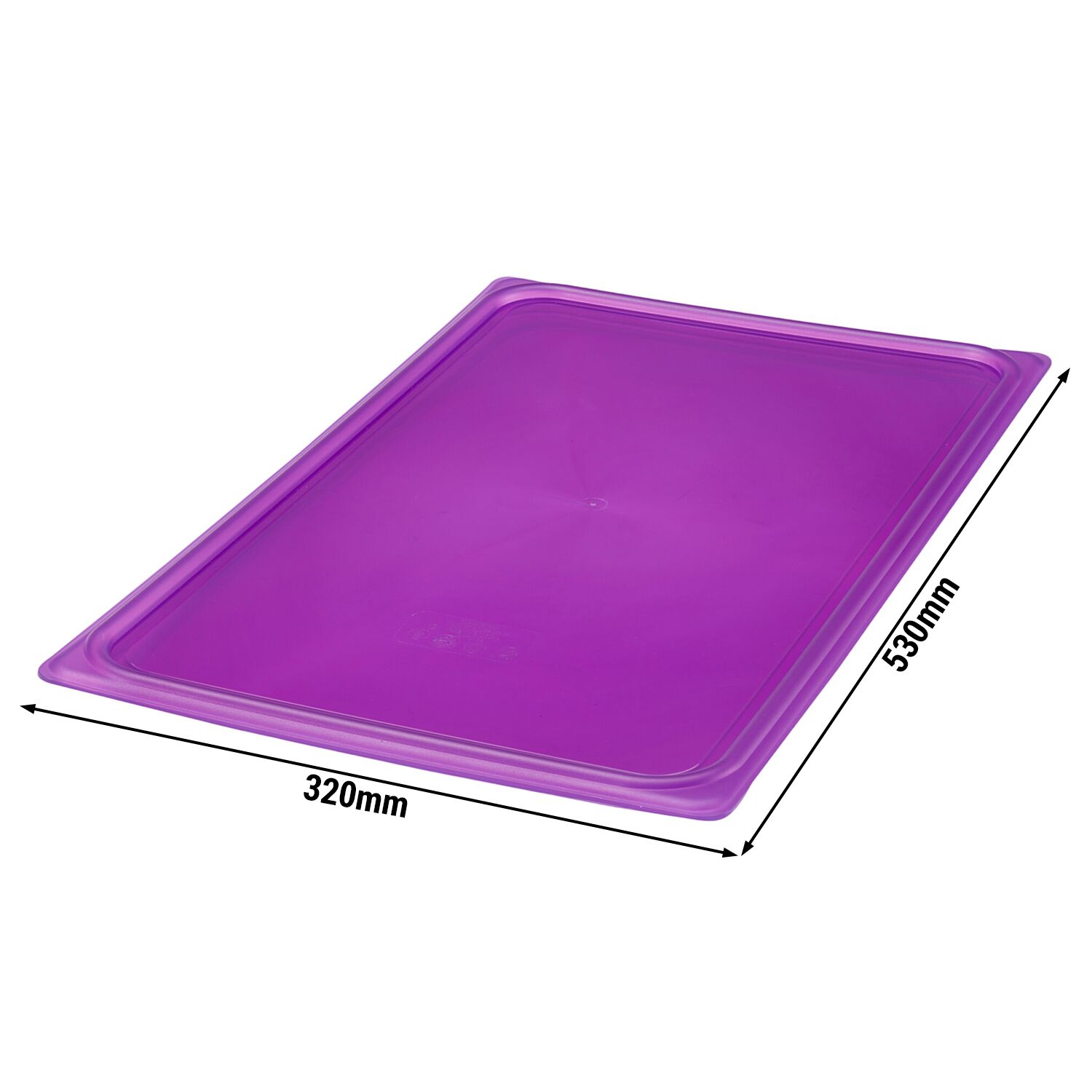 (6 sztuk) CAMBRO | SafeTrak – pokrywki z polipropylenu GN 1/1 – fioletowe