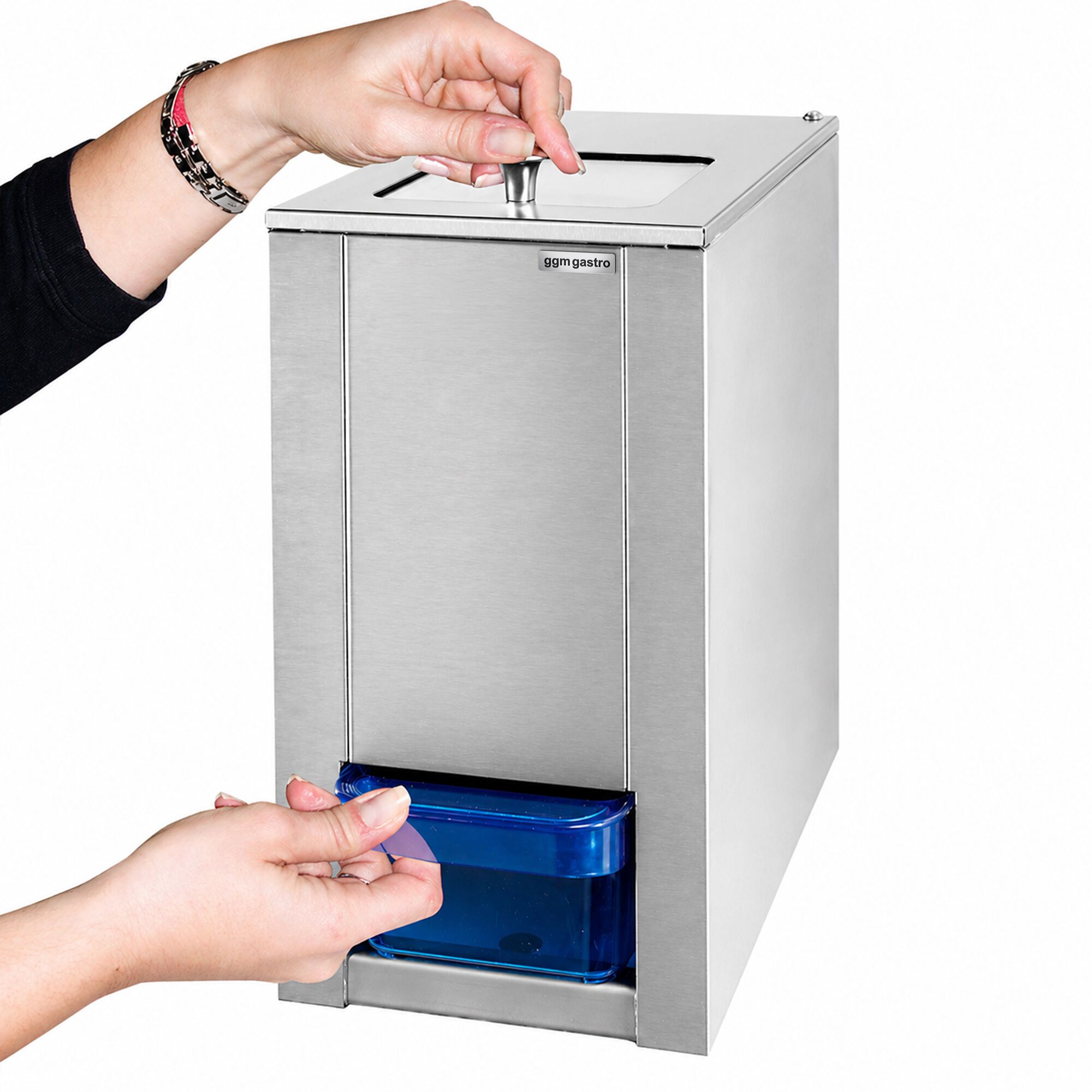 Broyeur à glace - 3kg/min - Acier inoxydable - trémie 1kg