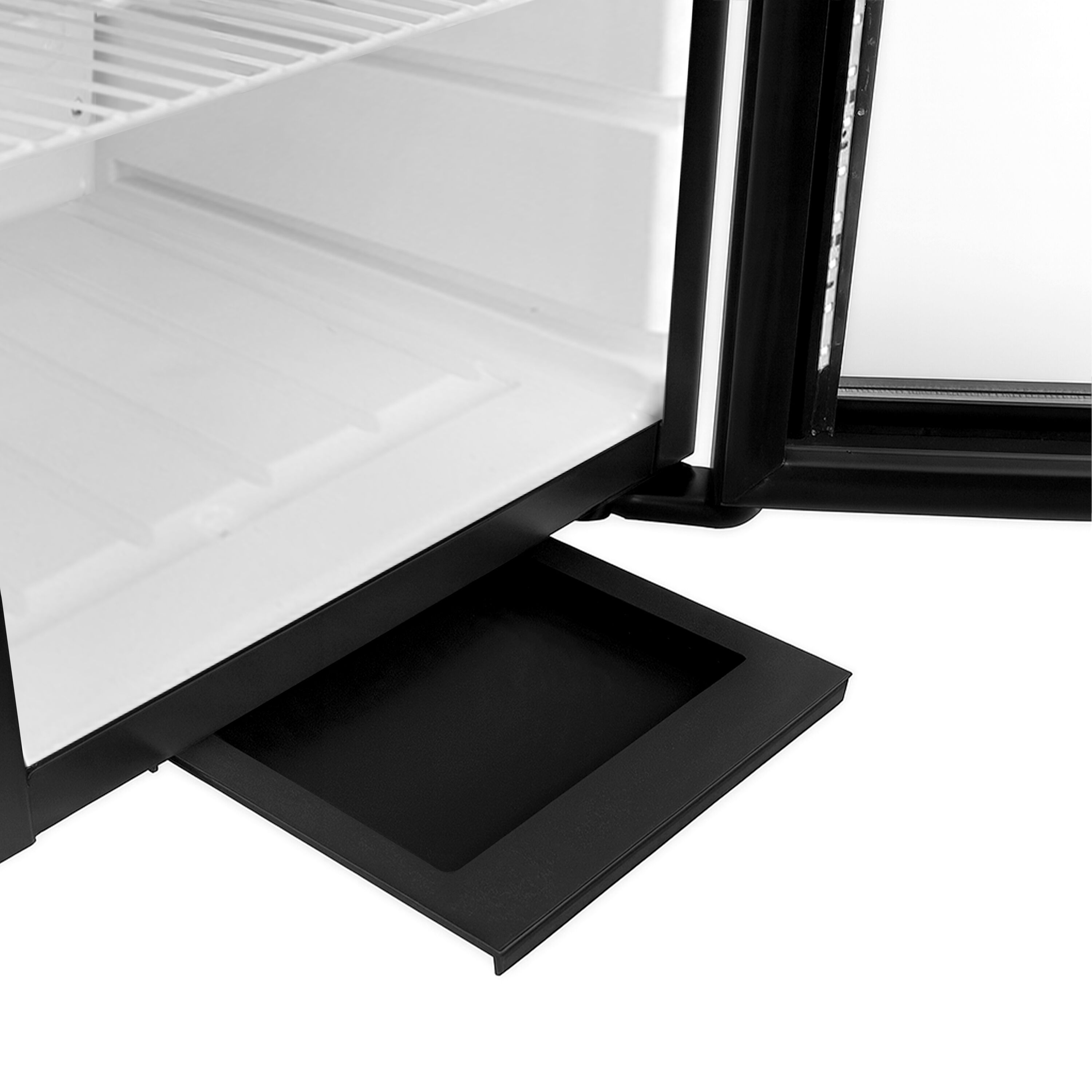 GASTRO-COOL | Minibar réfrigéré - 430 mm - 62 litres - avec 1 porte vitrée - Noir