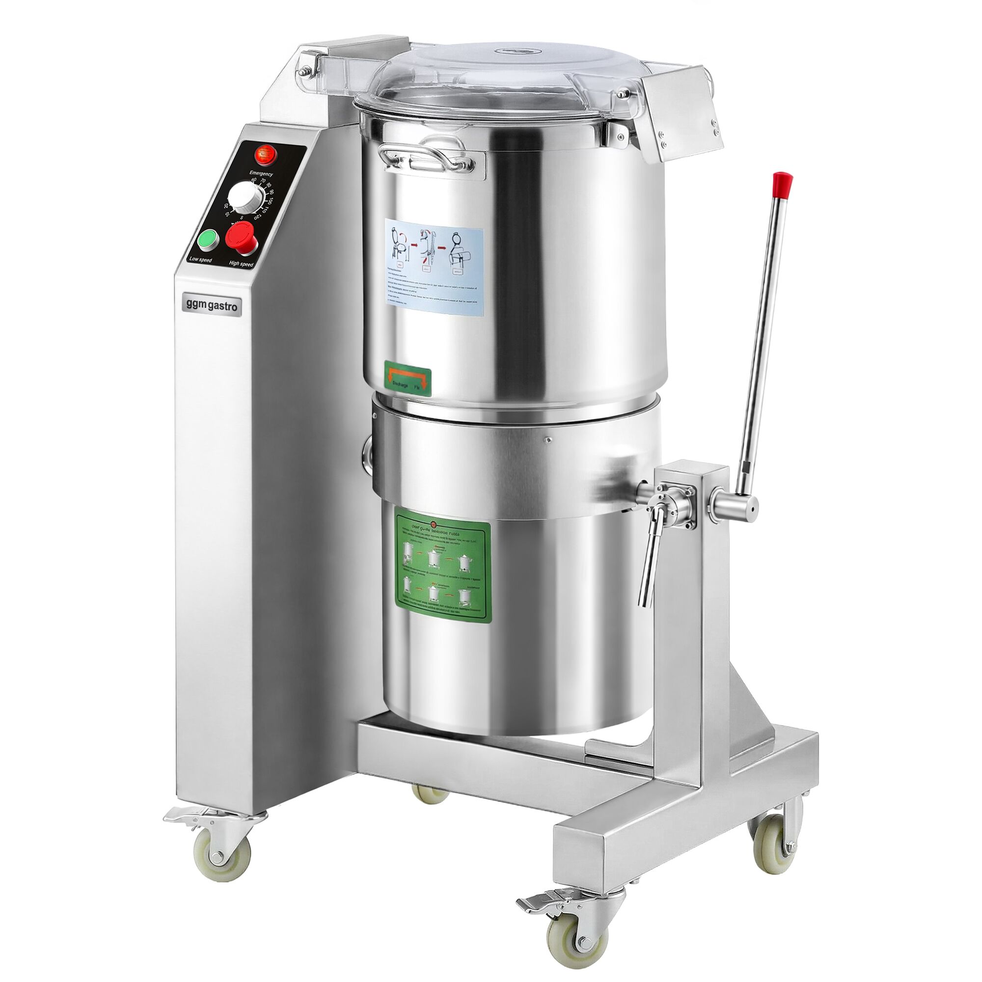 Hummusmaskin - 18 liter - 3 kW - 230 V - 1400 varv/min