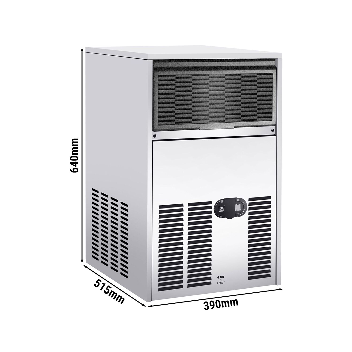Machine à glaçons - Cylindre - 31 kg/24 h