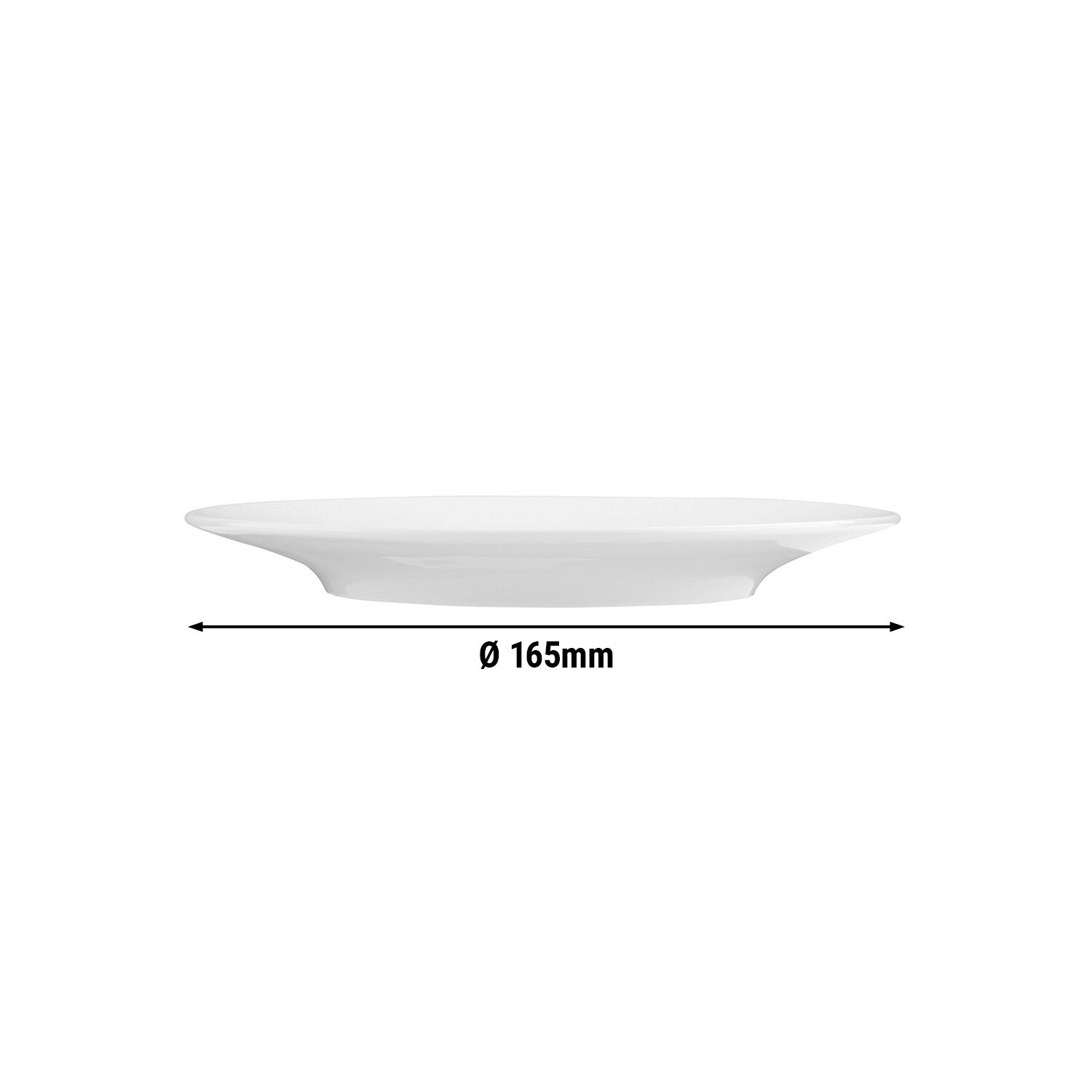 (6 pièces) SELTMANN WEIDEN | Assiette plate - Ø 165mm - Blanc  