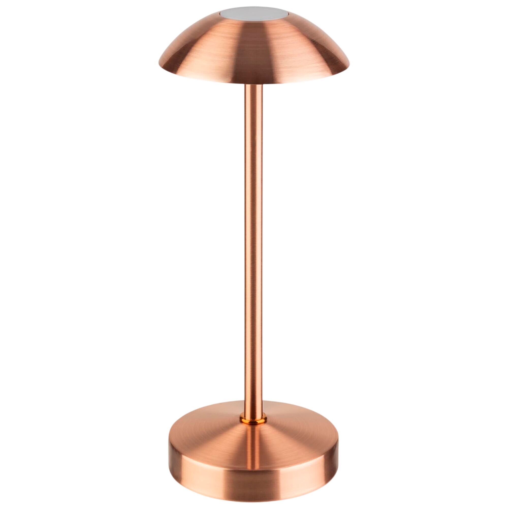 (4 pièces) Lampe de table – ALVA – dimmable en 3 niveaux – Ø 80 mm – Cuivre