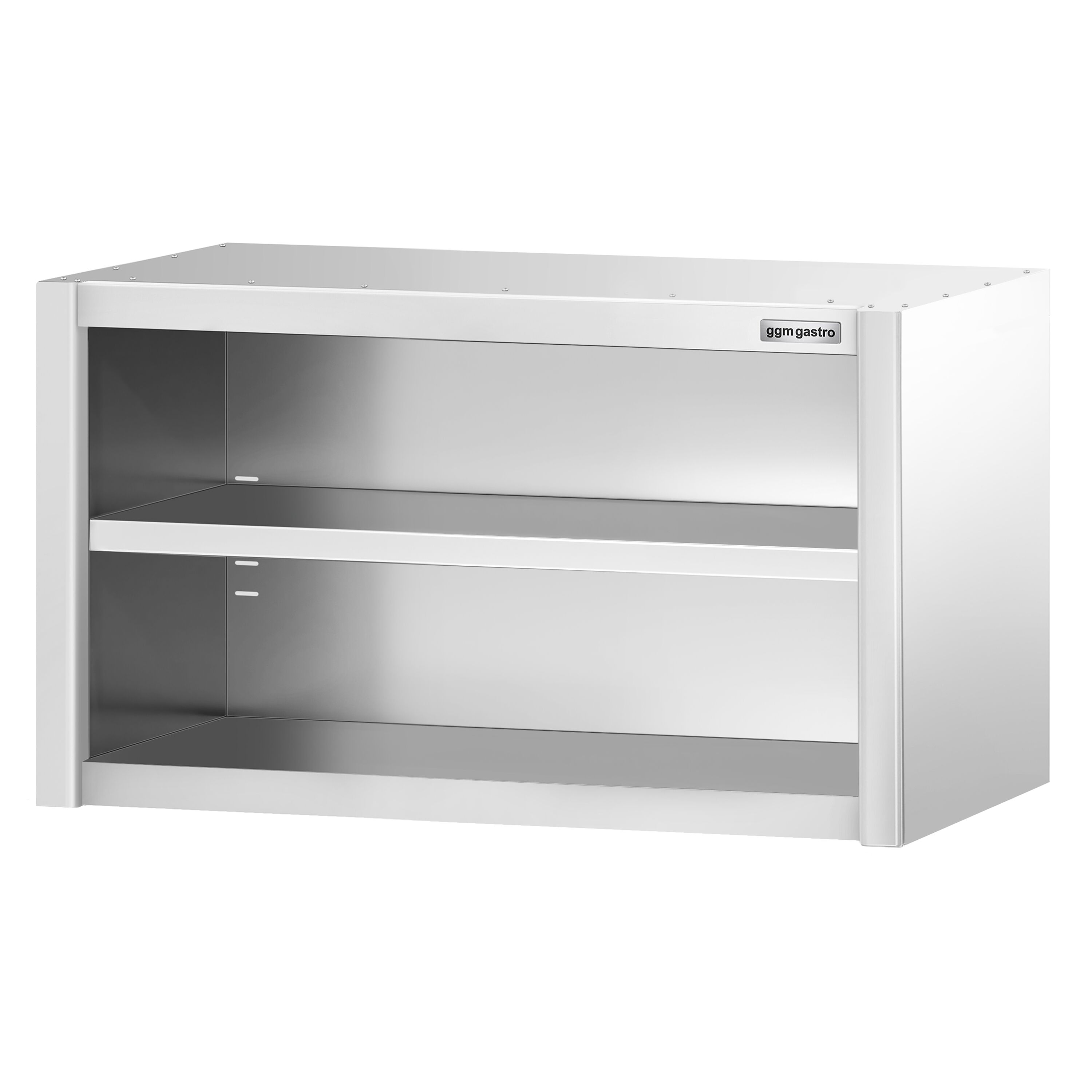 Armoire murale en acier inoxydable PREMIUM - 1000x400mm - sans portes (ouvert) - 650mm de haut