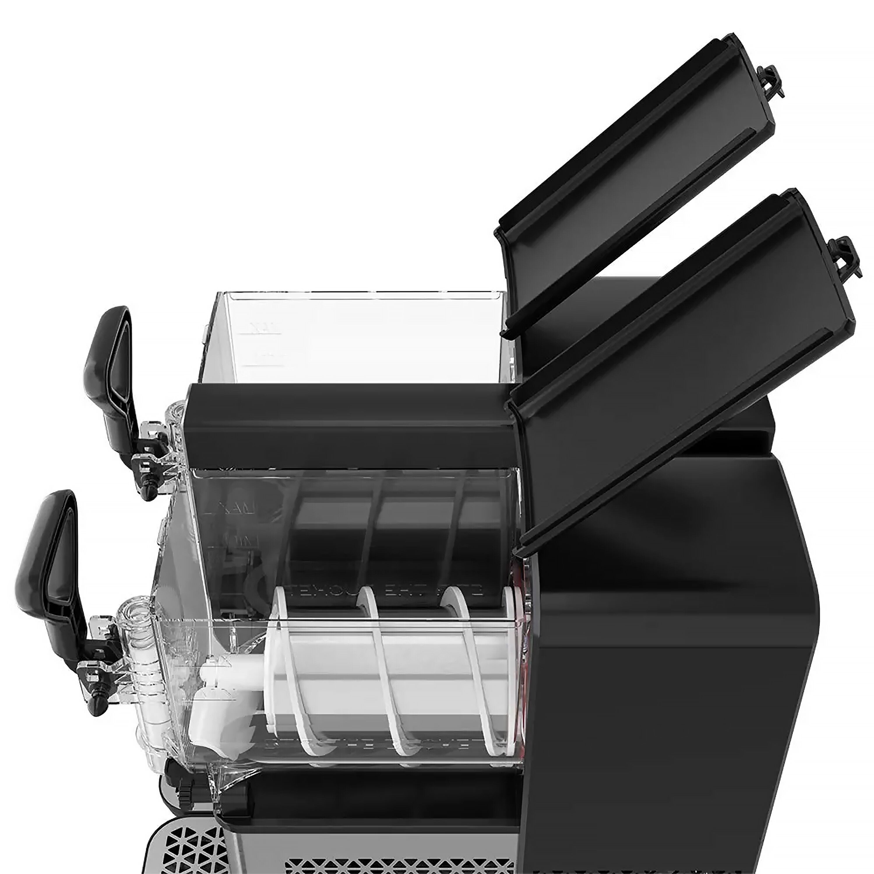 Machine à granita Professionnelle - 2x 3L - 400W - Digital - Noir/Argent