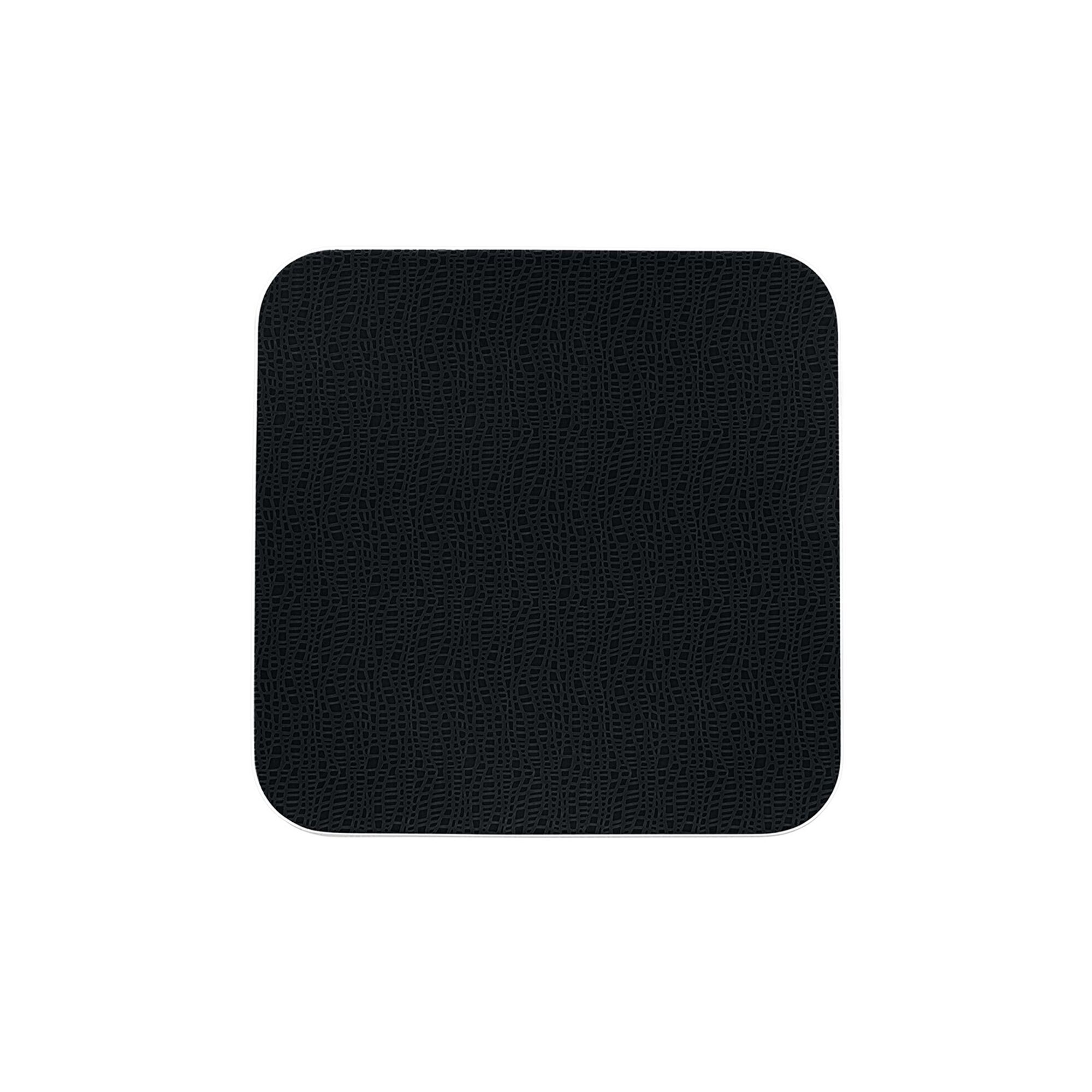 (6 pièces) SELTMANN WEIDEN | Assiette coupe – plate carrée – 165 × 165 mm – Noir