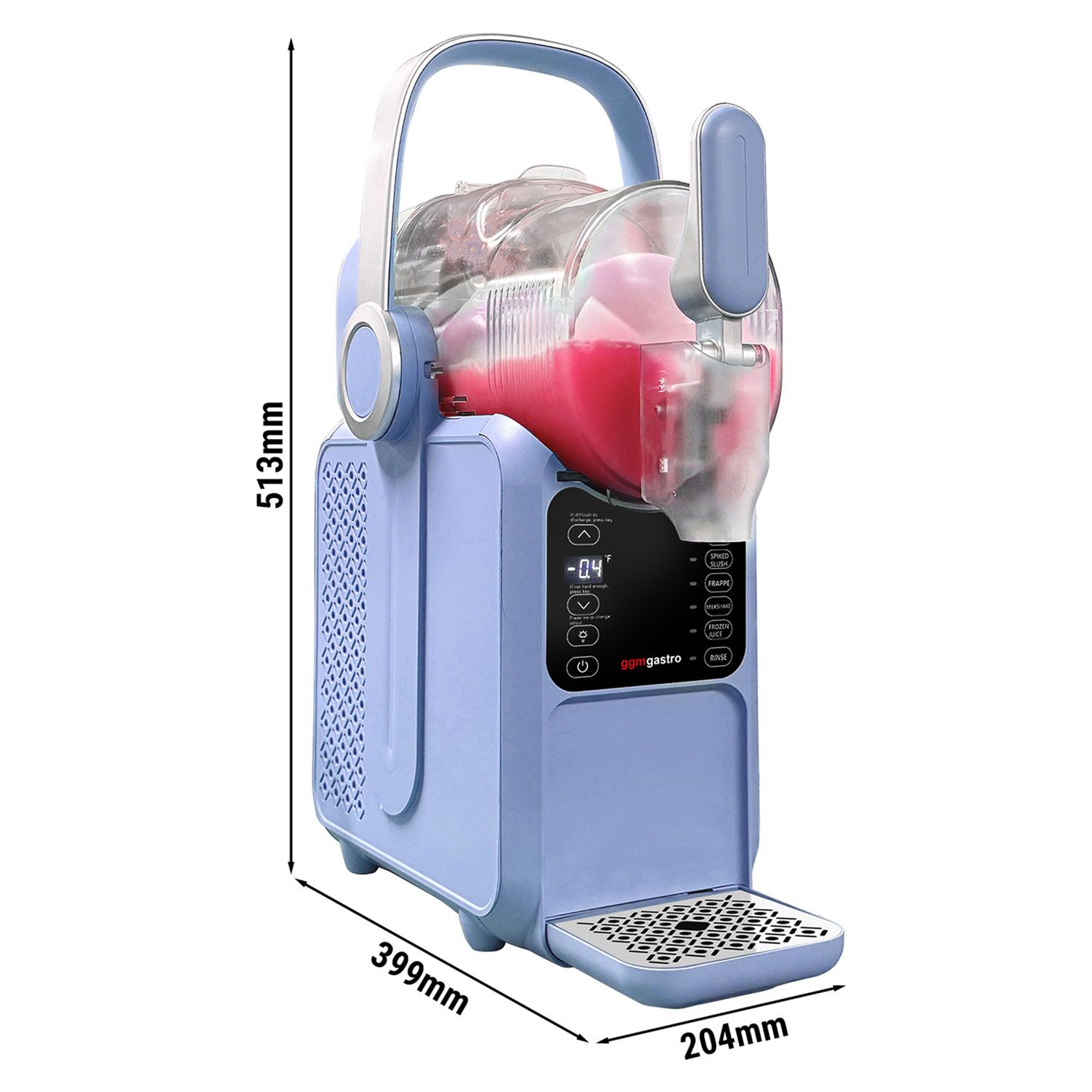 Machine à granita Professionnelle - 3L - 160W - Digital - Bleu