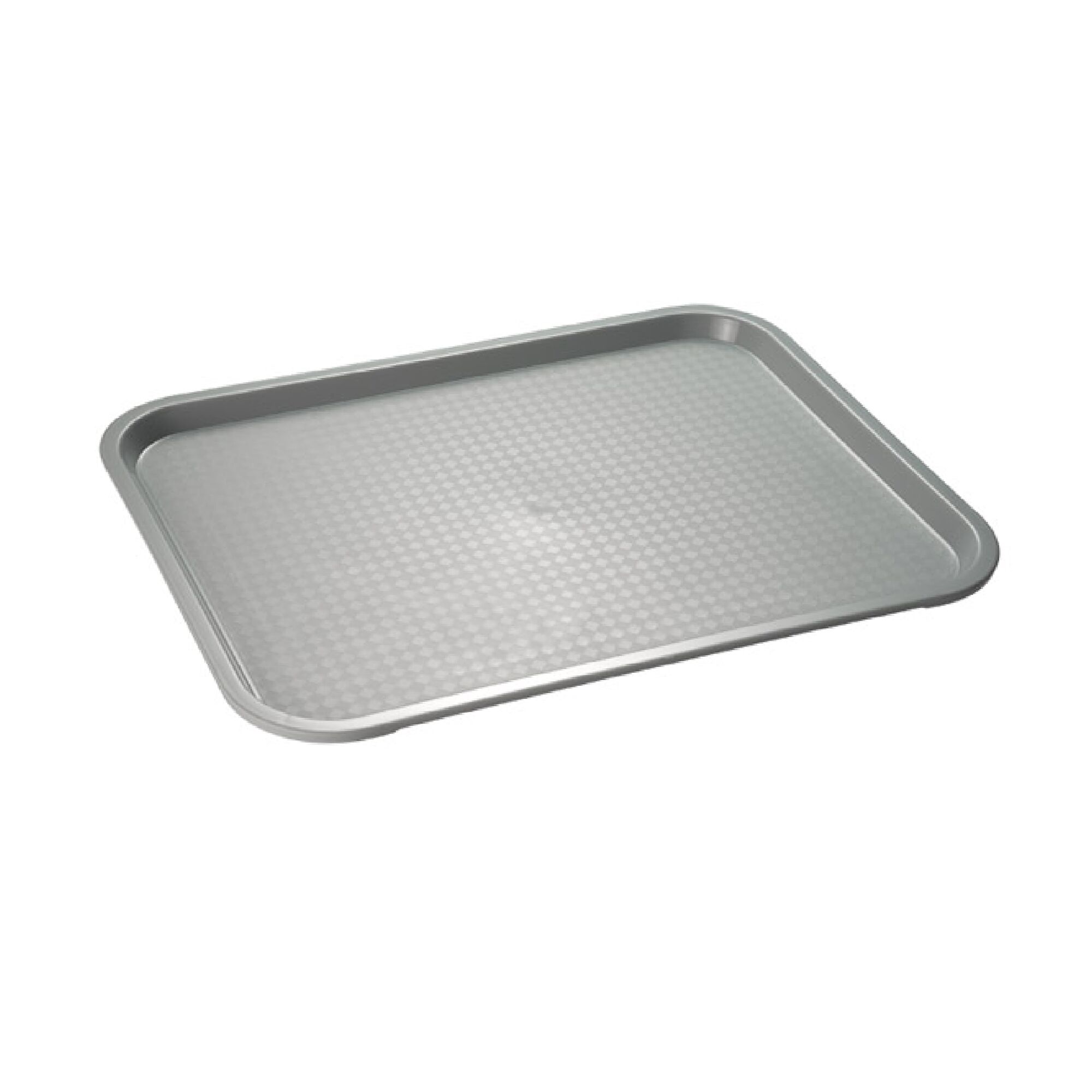 (6 pièces) Plateau FAST FOOD – polypropylène – 350×270 mm – Gris