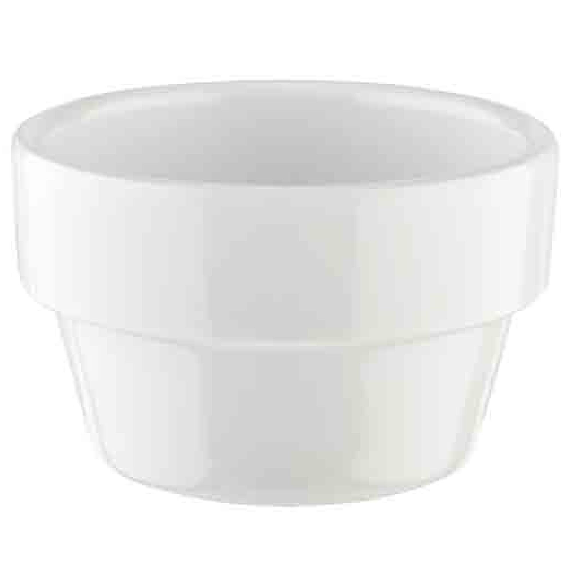 (60 pièces) Coupelles à sauce - FLOWER POT - Melamine - 40 ml - Ø 60 mm - Blanc