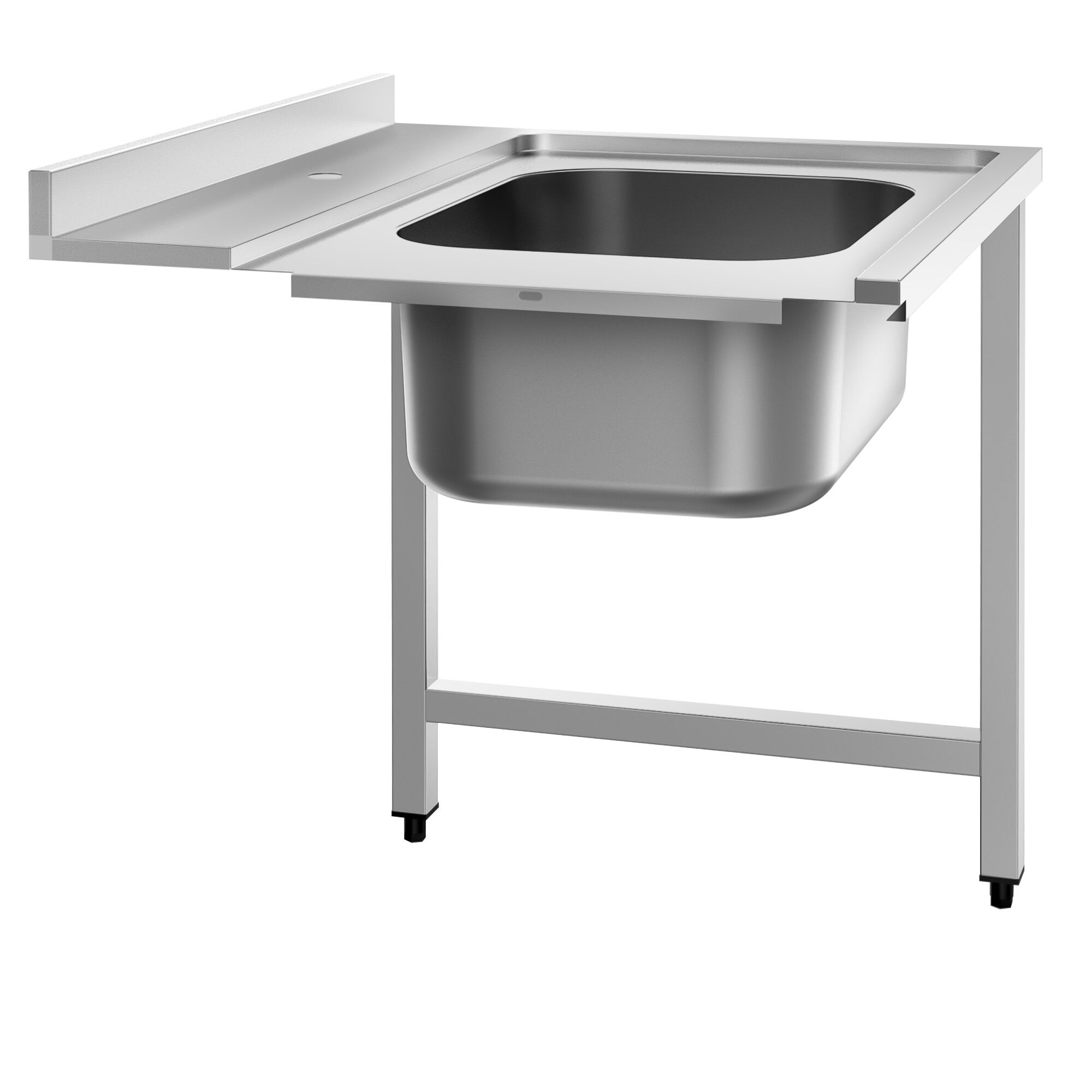 Table d’entrée pour lave-vaisselle - 800mm - Montage à droite - avec 1 bac - pour DSHI1080WD