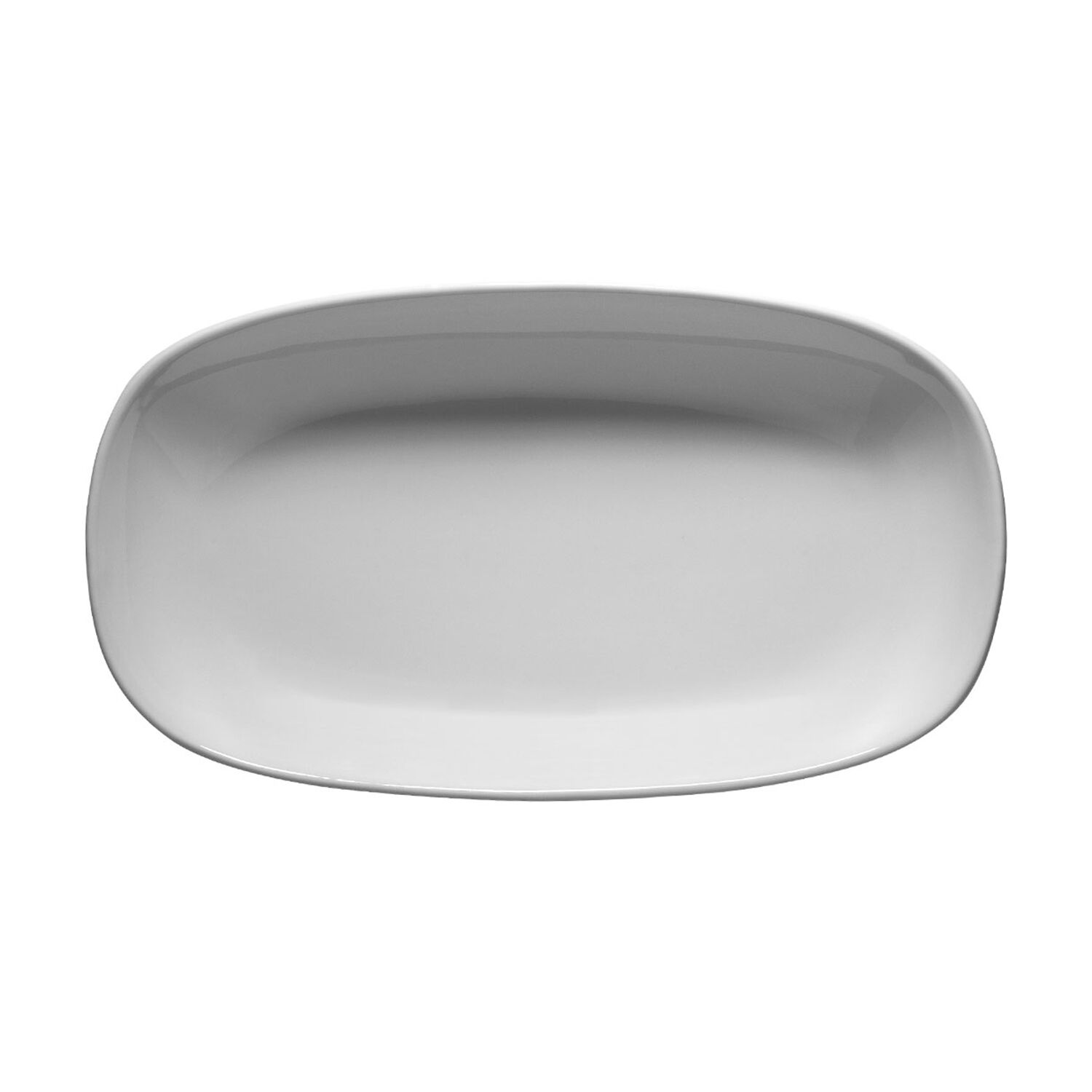 (6 pièces) ENTITY - Assiette - Ovale - 240x110 mm - Blanc