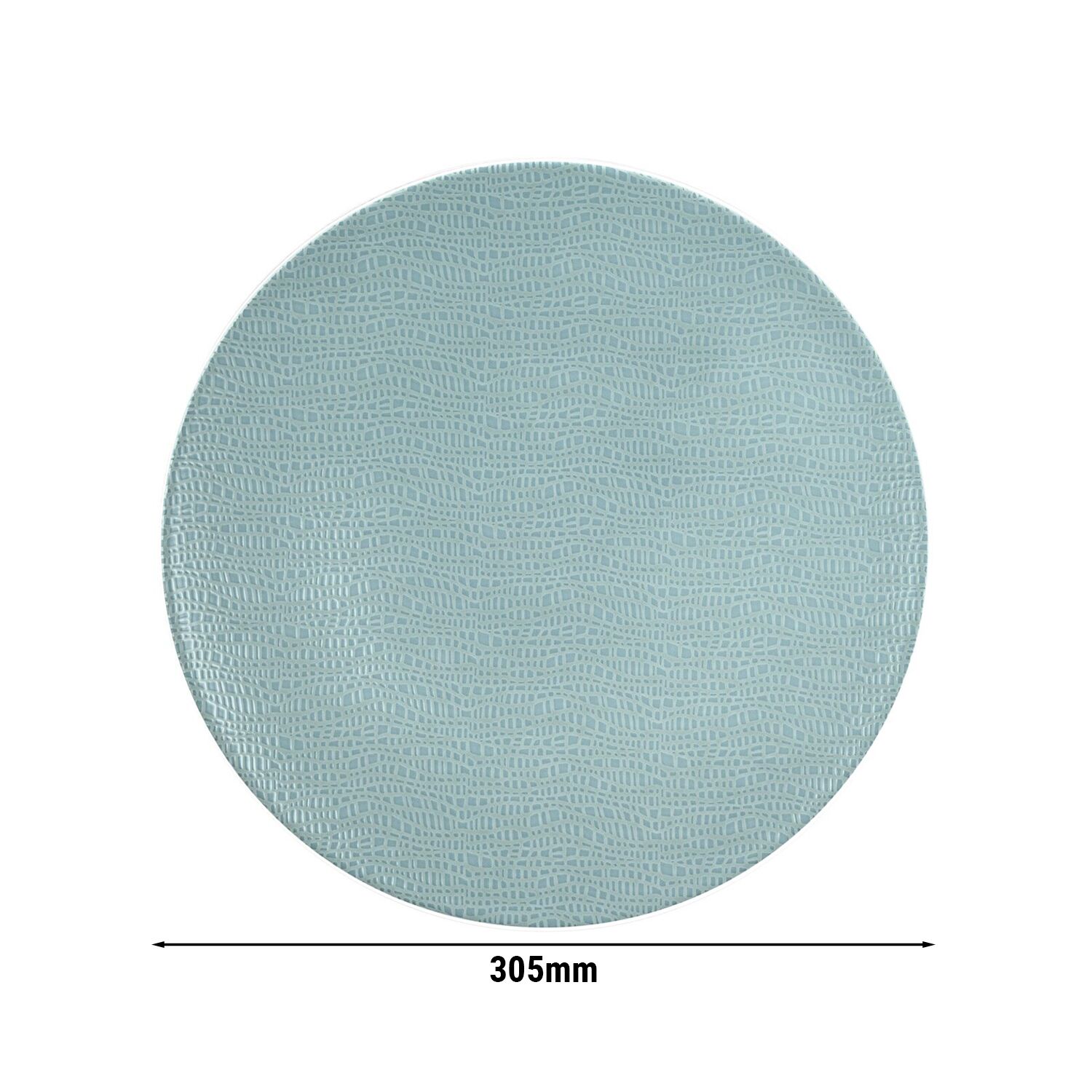 (6 pièces) SELTMANN WEIDEN | Assiette coupe – plate – Ø 300 mm – Turquoise