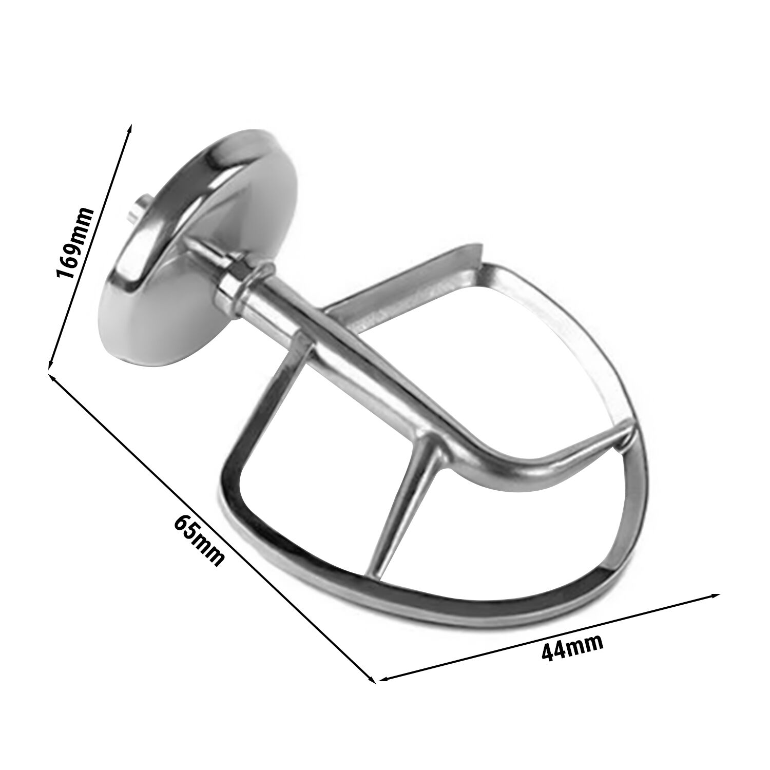 Flat beater - Stainless steel - 44x169x65mm - compatible with RTK5 & RTK5N