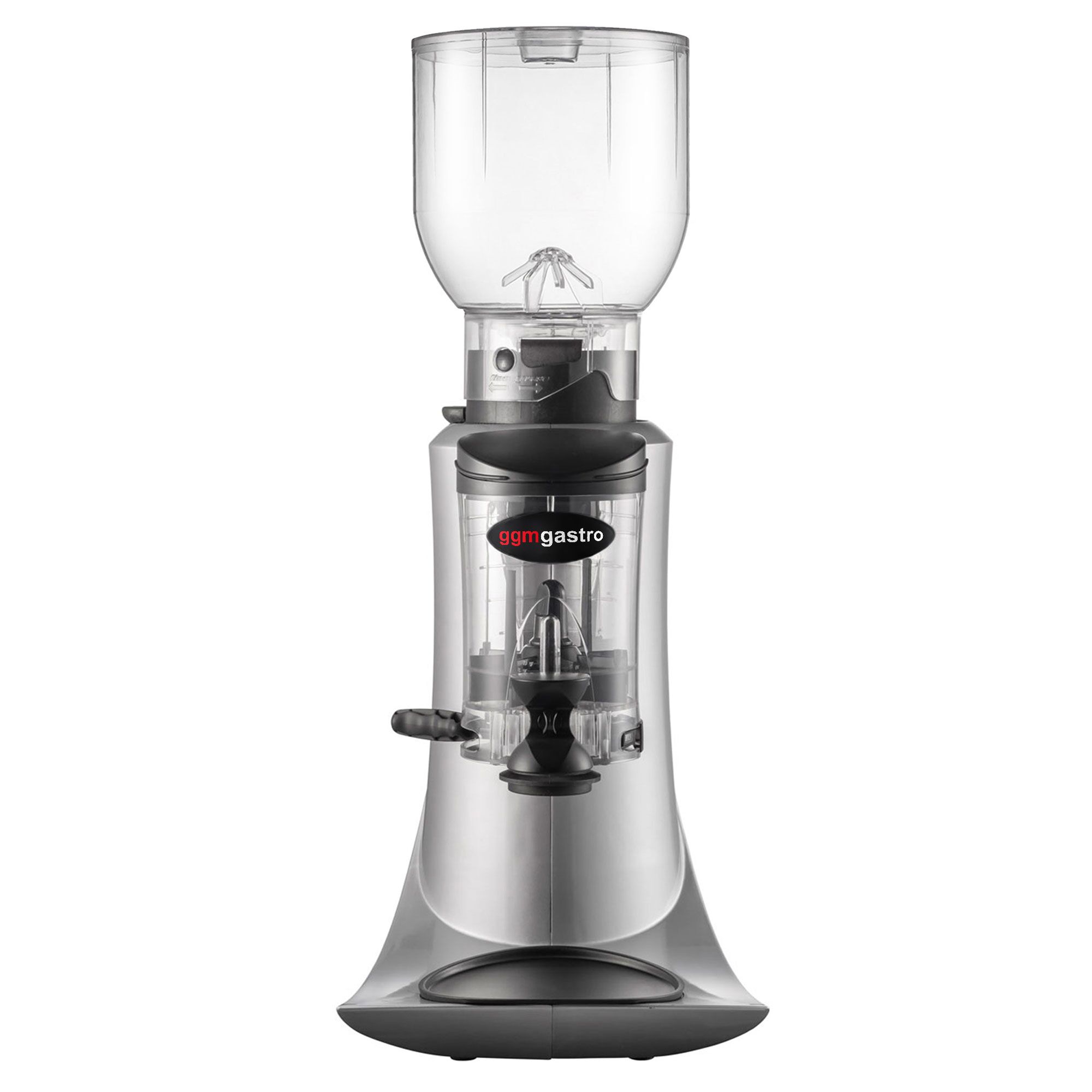 Moulin à café – 2 kg – 55 dB – Avec doseur – Argent