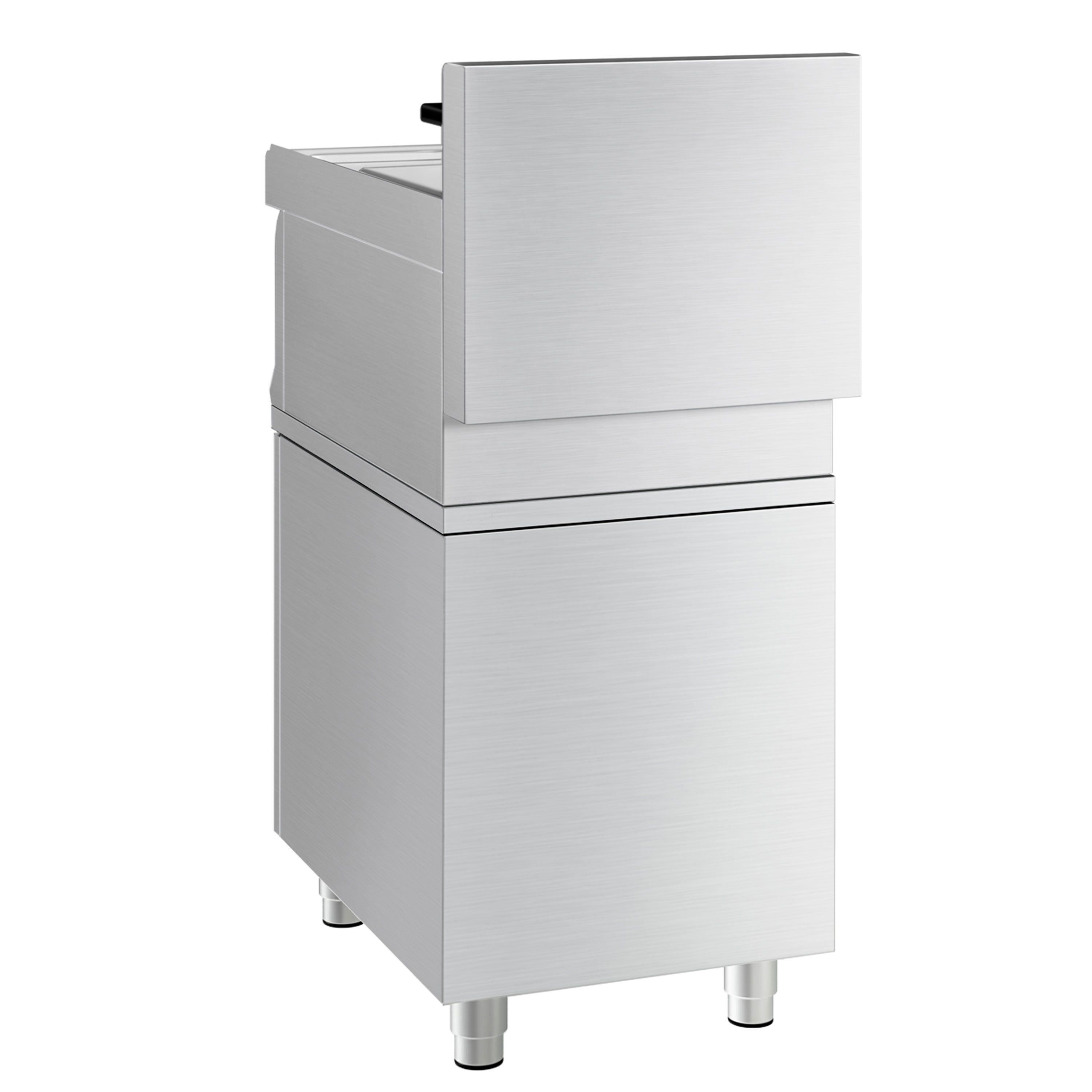 Friteuse électrique – 10 litres – 9 kW – avec soubassement et 1 porte