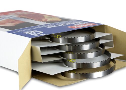 (5 Stück) Bandsägeblatt Supra - 1,65 m - Zahnung 6 mm