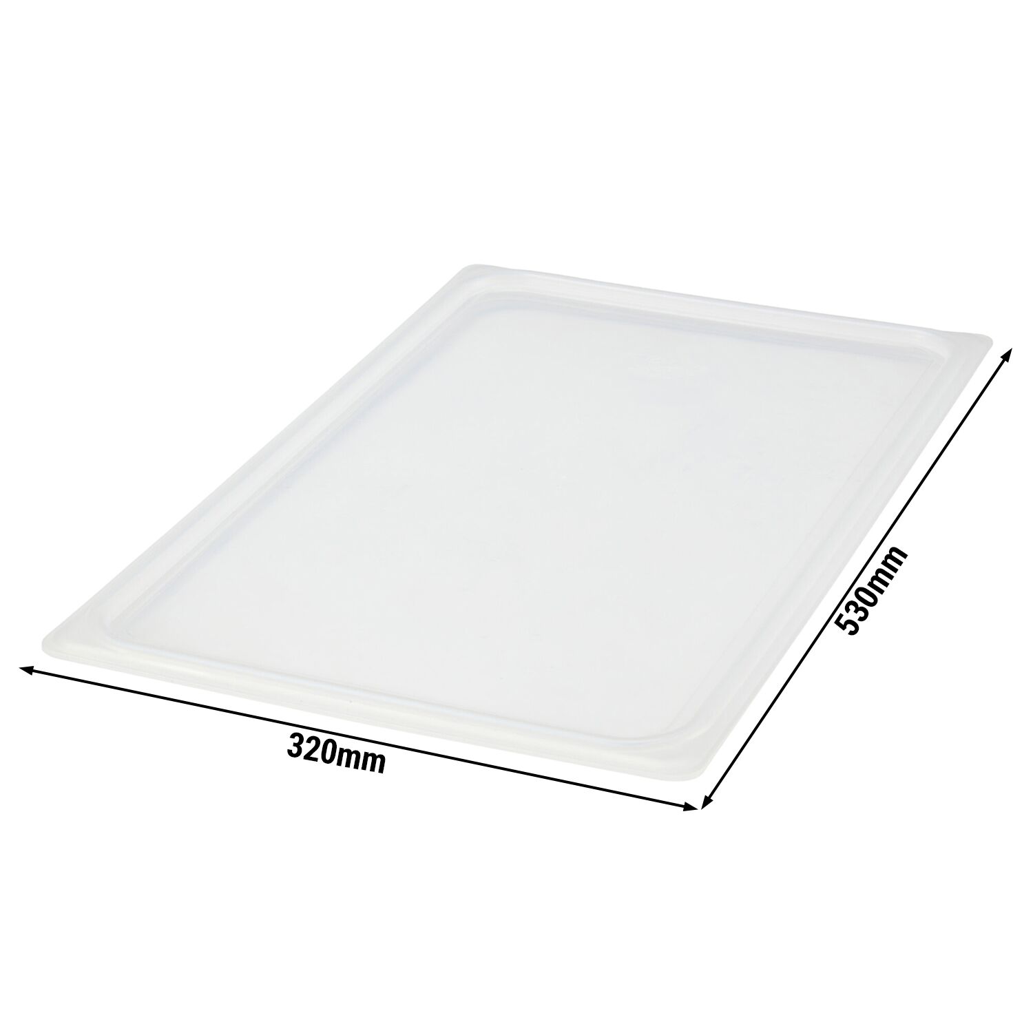 (6 pièces) CAMBRO | Couvercle GN 1/1 en polypropylène – hermétique – translucide