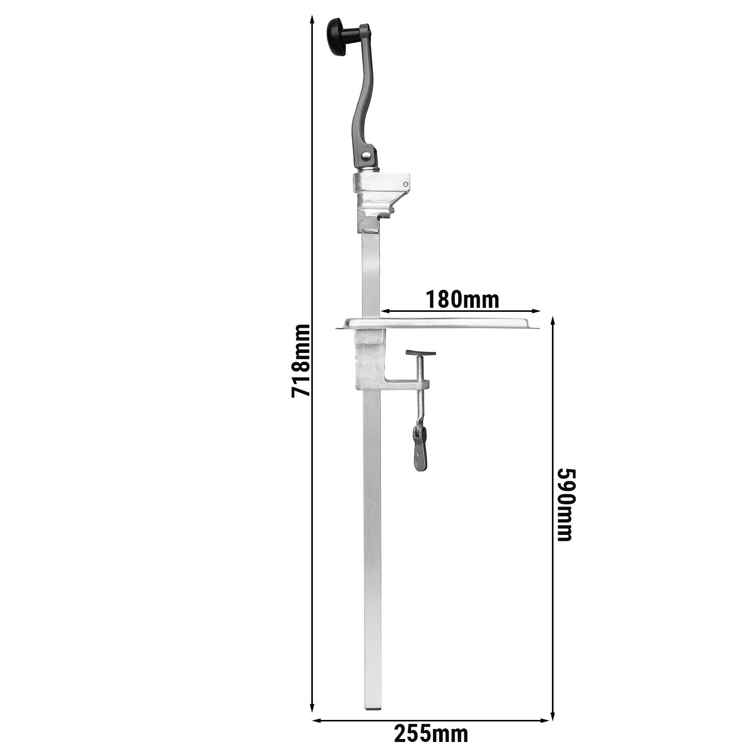 Manueller Tischdosenöffner - Stablänge: 590mm
