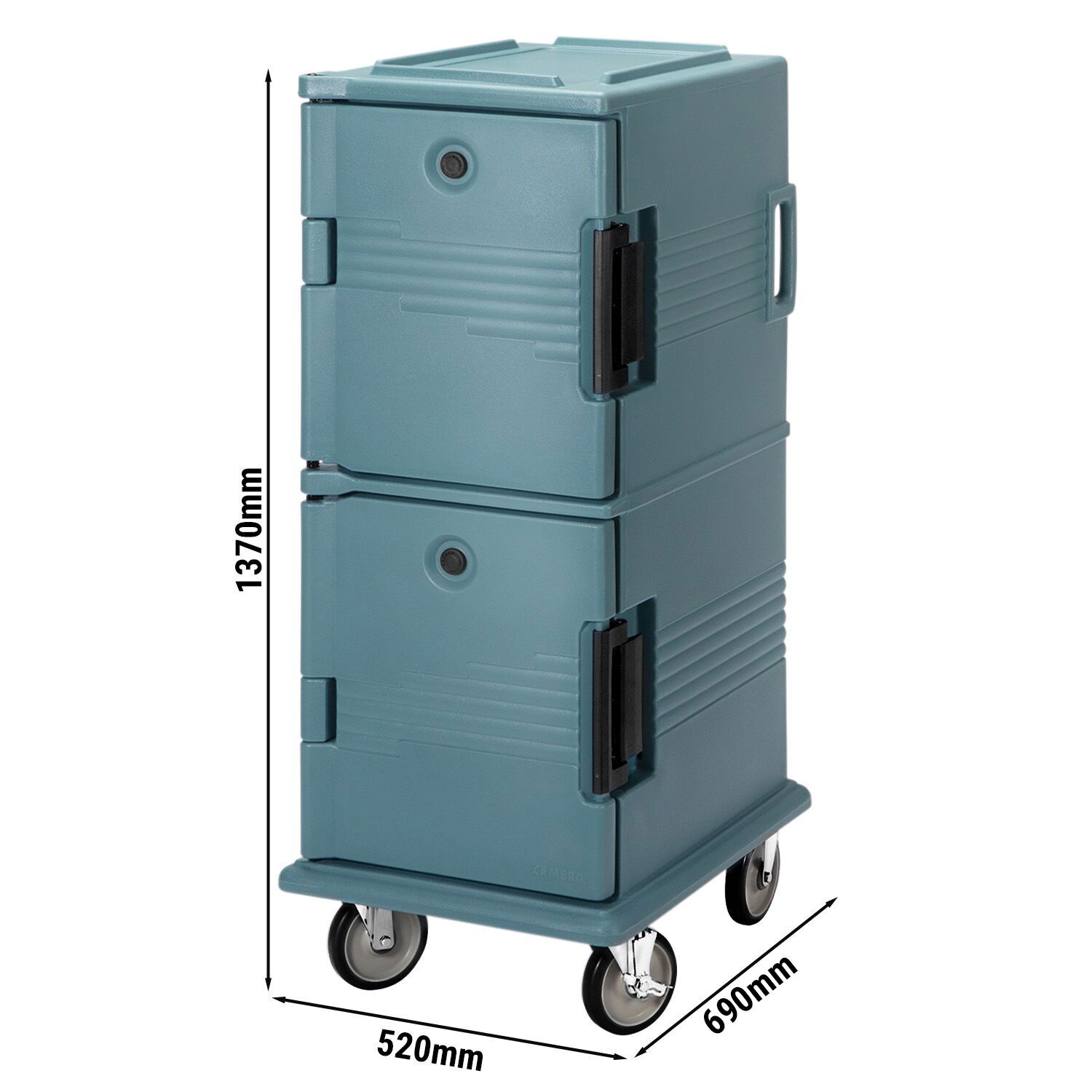 Cambro | ULTRA CAMCARTS® - Conteneurs thermiques pour 8x GN 1/1 - Bleu ardoise        