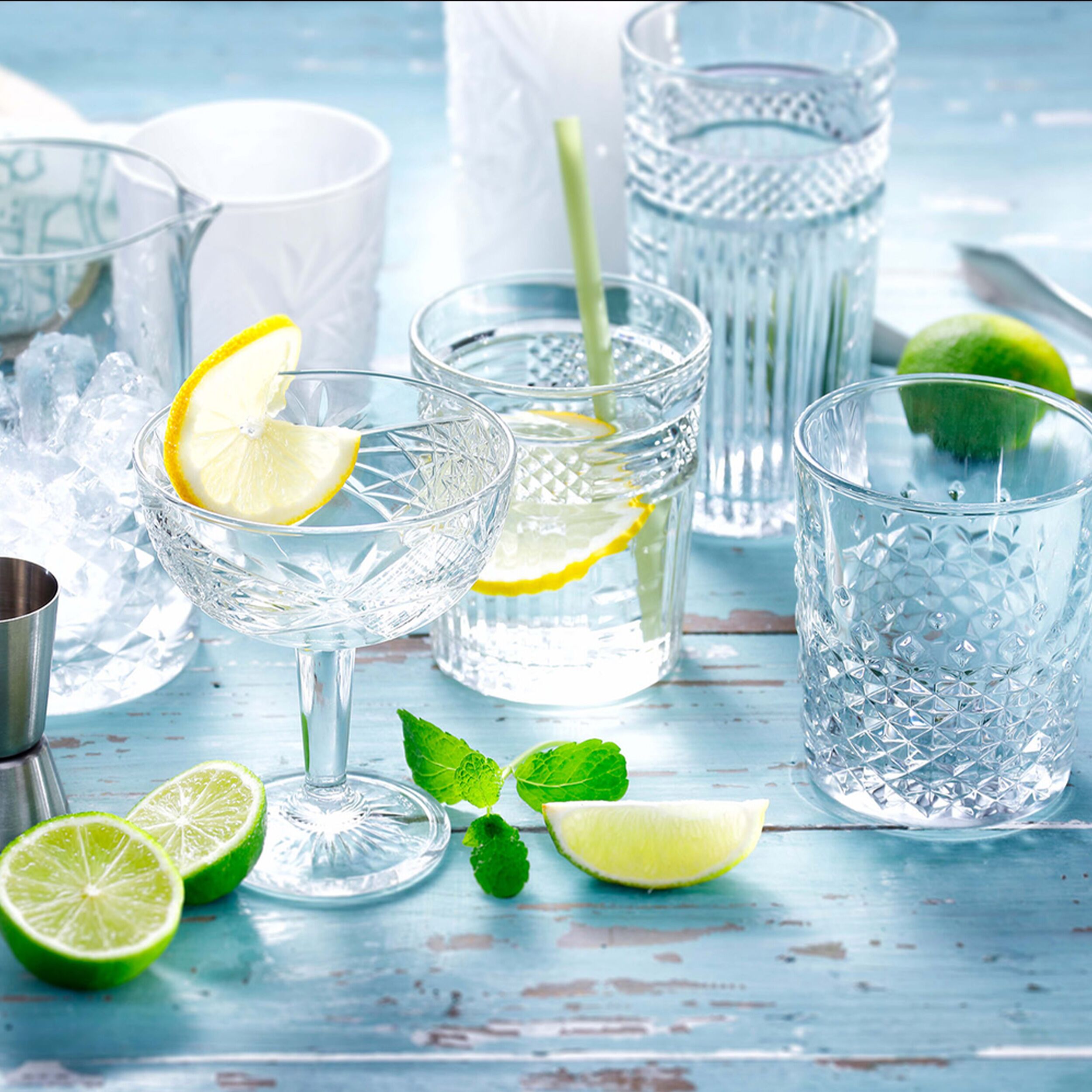 (12 Stück) Allzweck Trinkglas - RADIANT - 350ml - Transparent