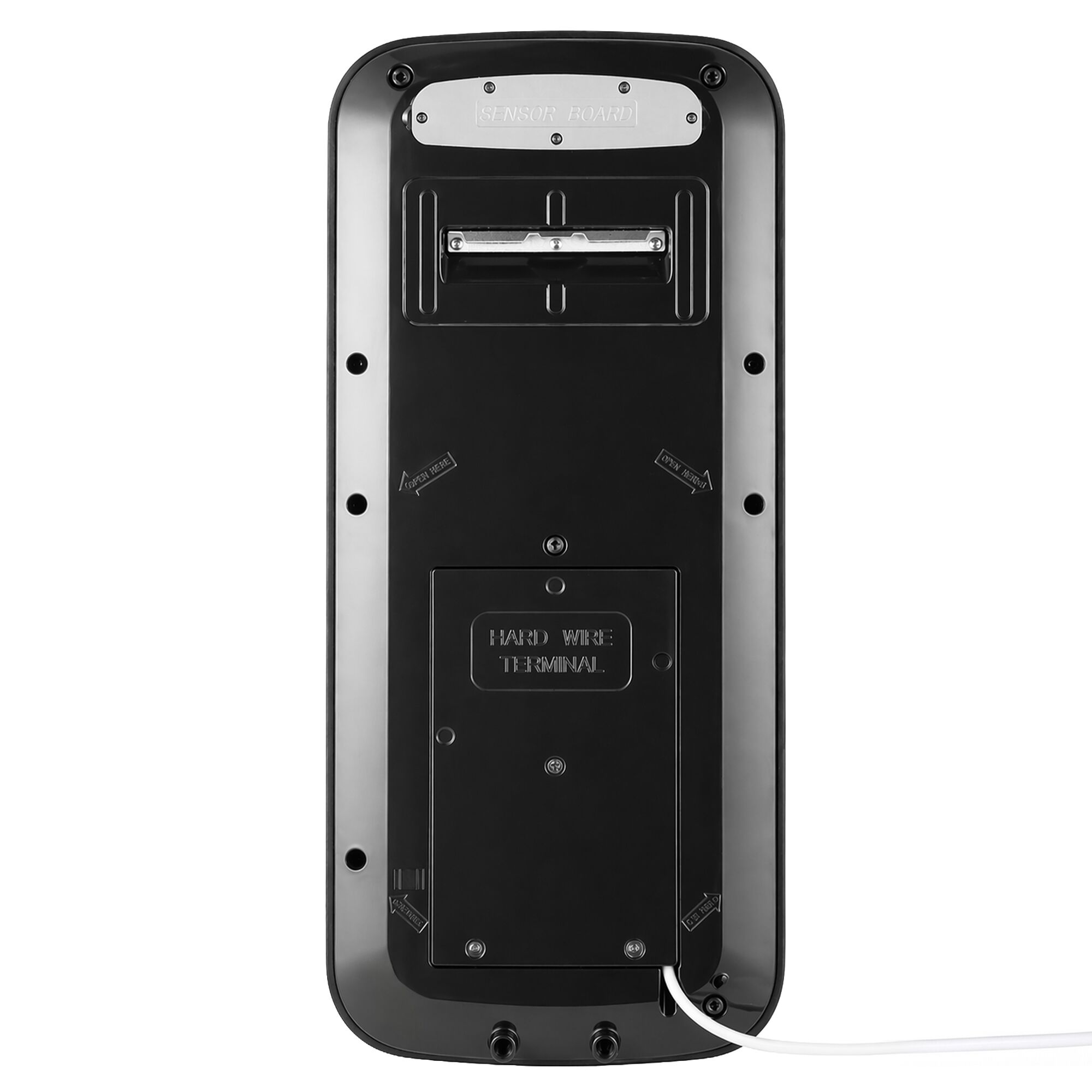 Sèche-mains avec capteur & lampe UV - Noir mat