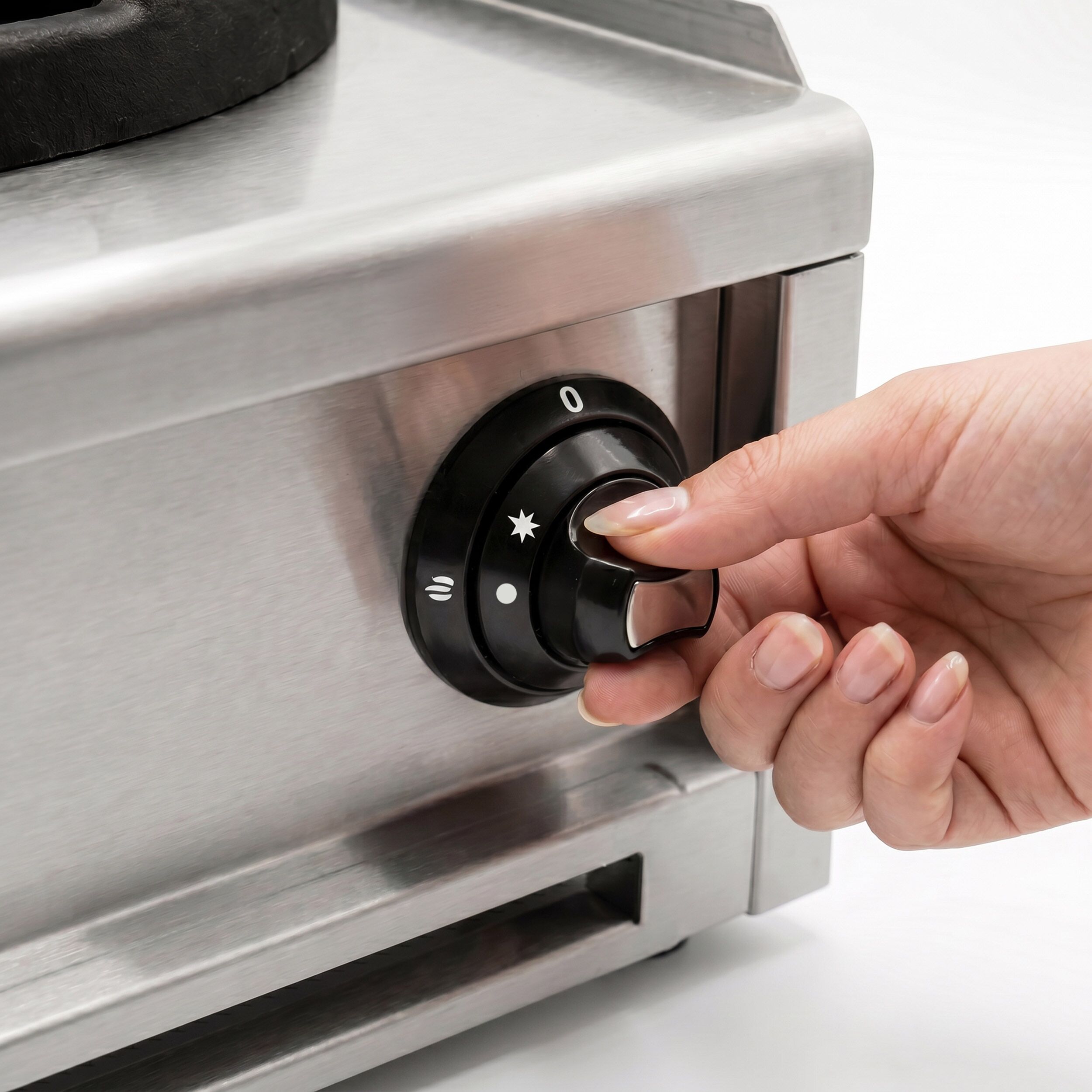Gas Hob - 12kW - 1 burner - High-Output Burners