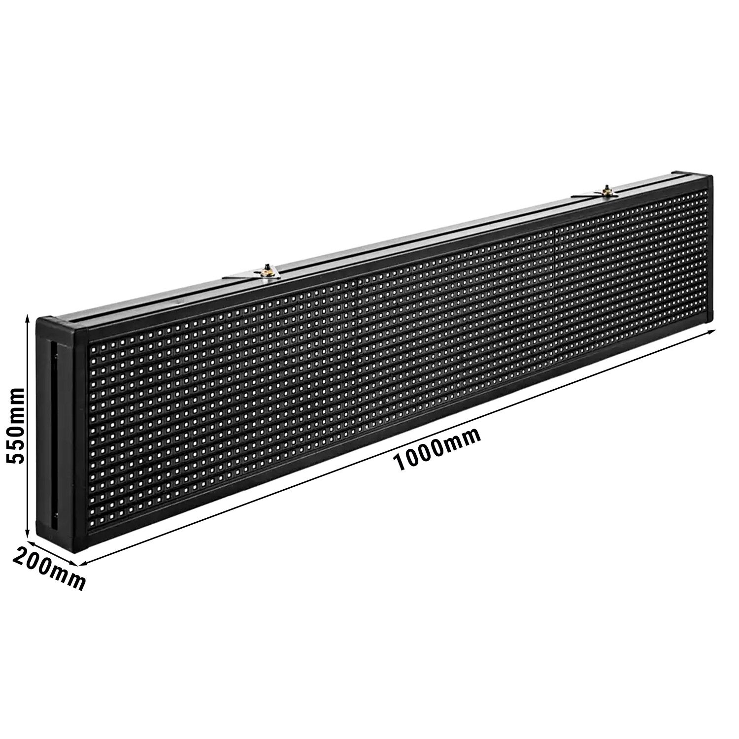 LED-neonskylt - Welcome - anpassningsbar - appstyrd (iOS/Android) - Röd - 1000x55 mm