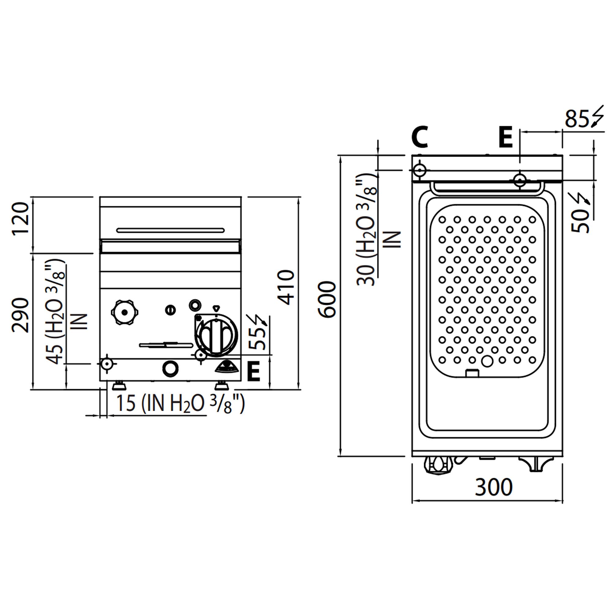 Cuiseur à pâtes électrique – 11 L – 3,5 kW