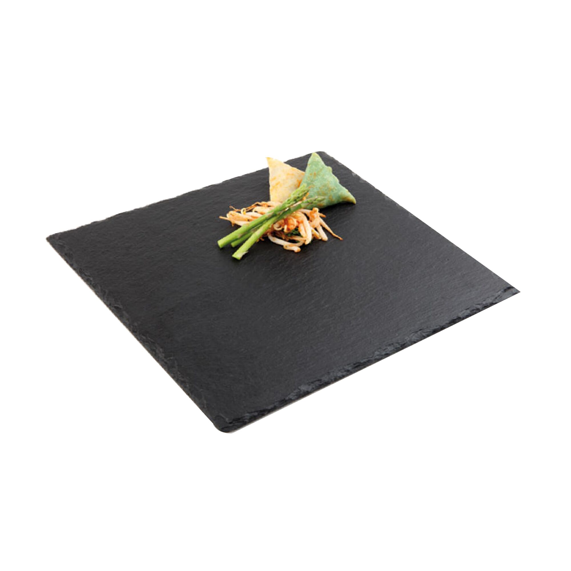 (6 pcs) Plateau en ardoise naturelle - Ardoise naturelle - 250x250mm