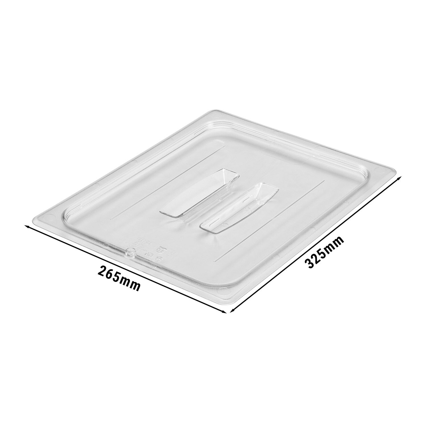 (6 pieces) CAMBRO | Commercial GN 1/2 Lid – Camview® Clear – BPA‑Free – Dishwasher Safe – With Handle