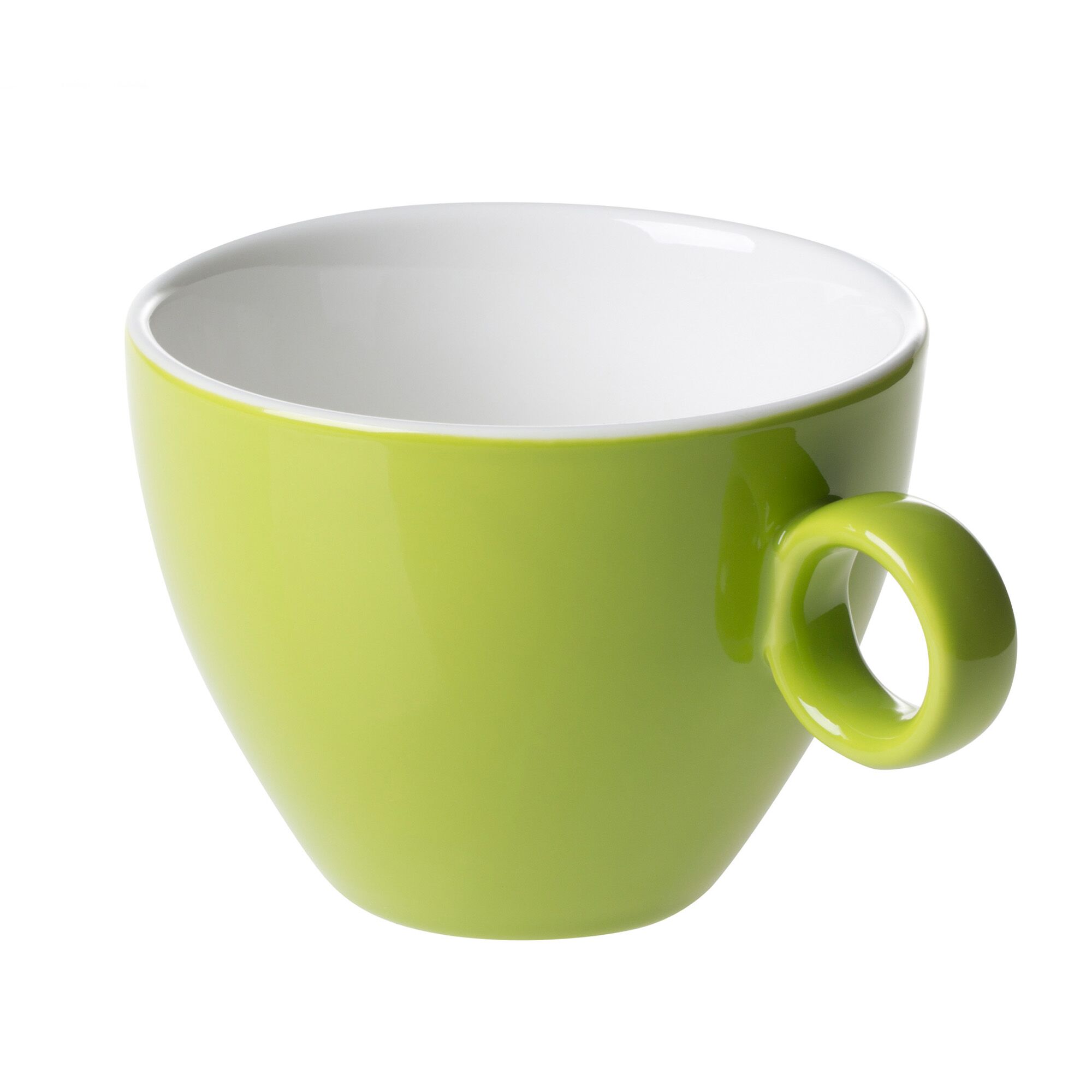 (6 pièces) BART COLOUR CAFE – Tasse à cappuccino – 230 ml – Vert citron