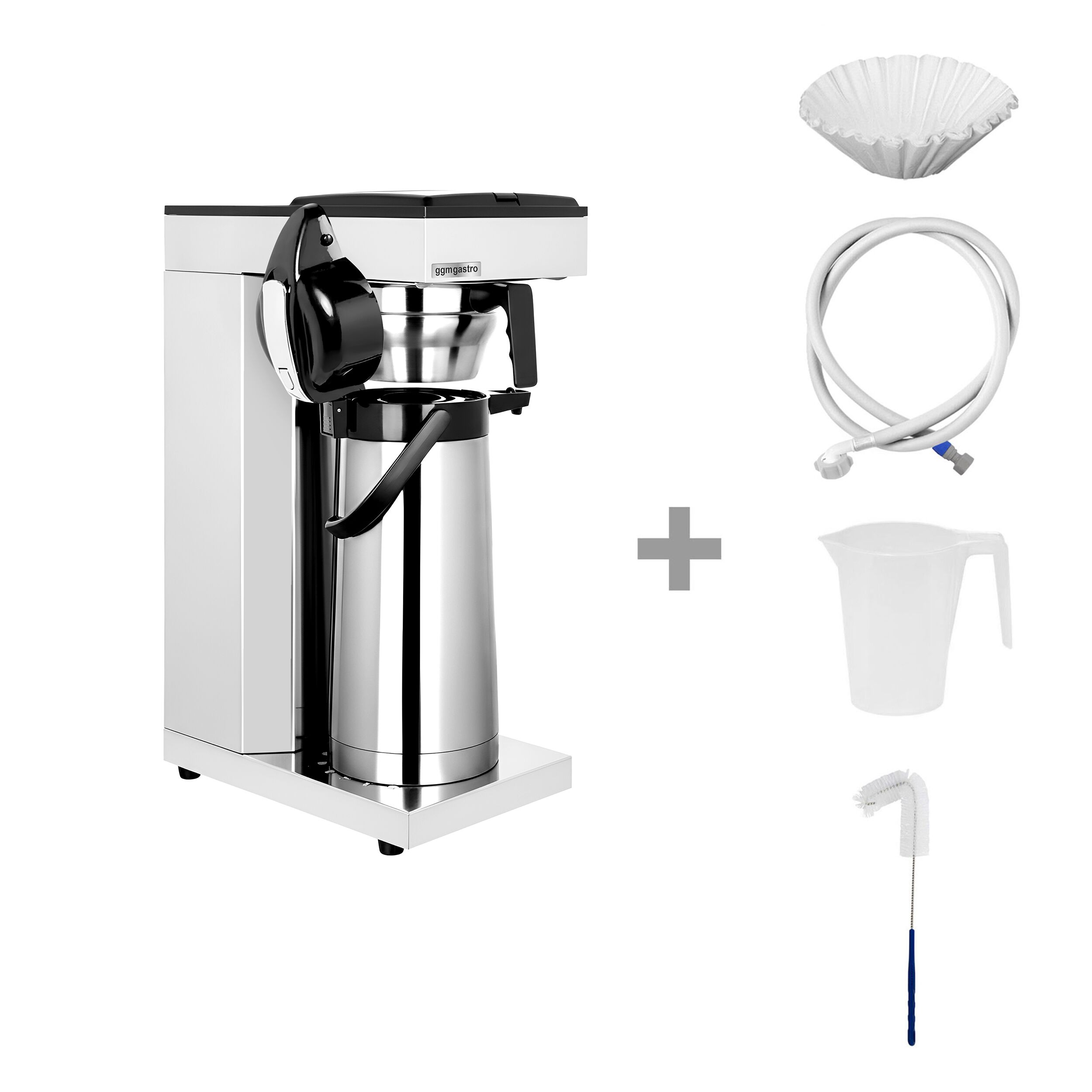 Machine à café filtre – 2,2 L – technologie thermocinétique – avec thermos à pompe