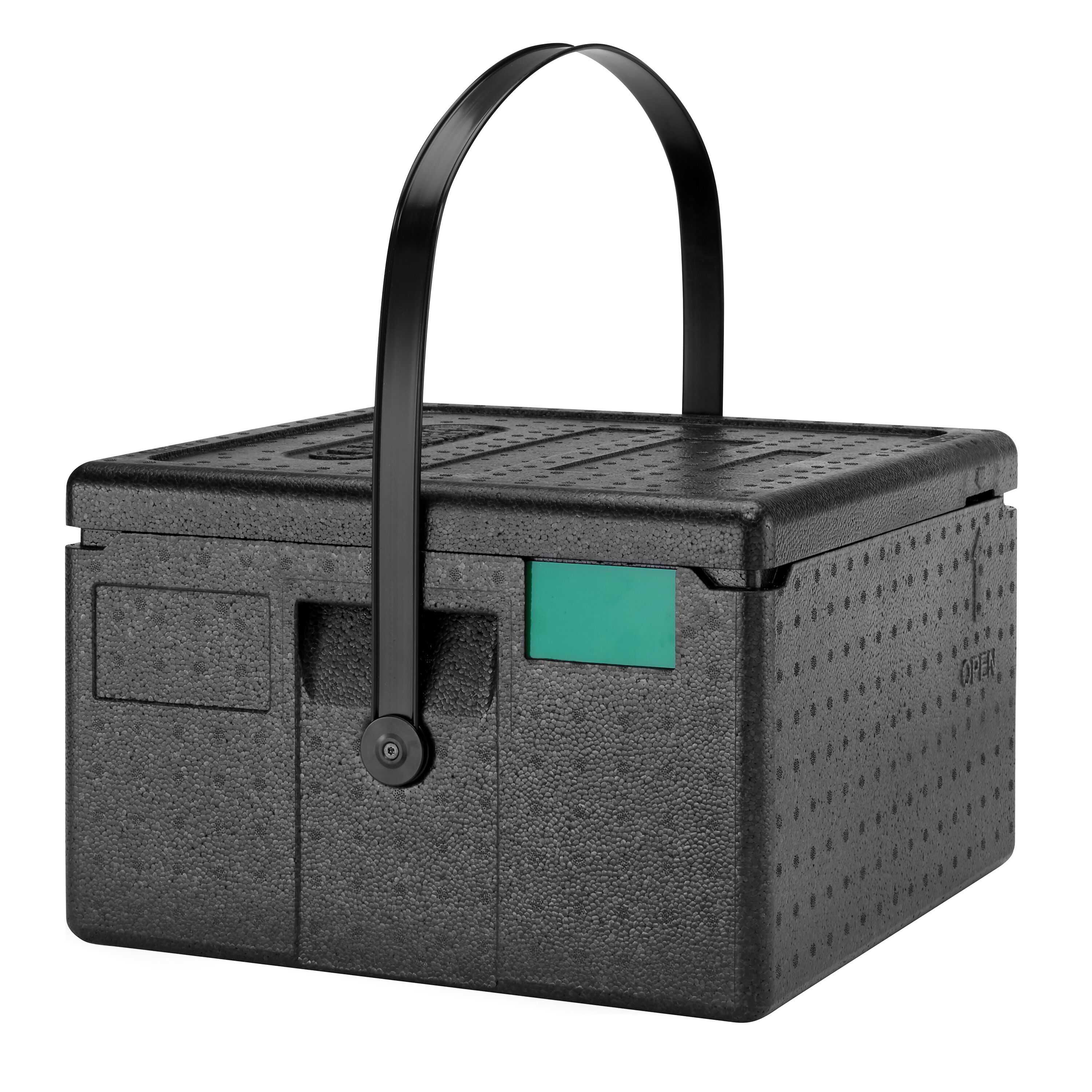 CAMBRO | CAM GOBOX® - Caixa para pizzas - com alça de transporte - para 4 pizzas - Preto