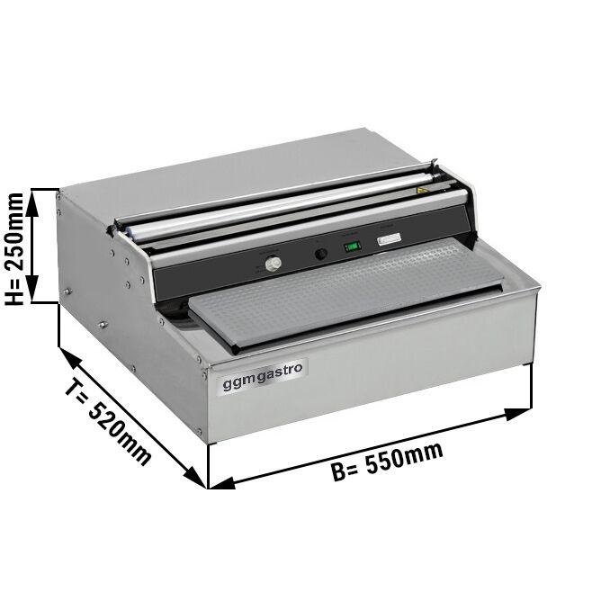 Commercial Bag Sealer - 170W - Sealing Bar: 400mm - Tabletop