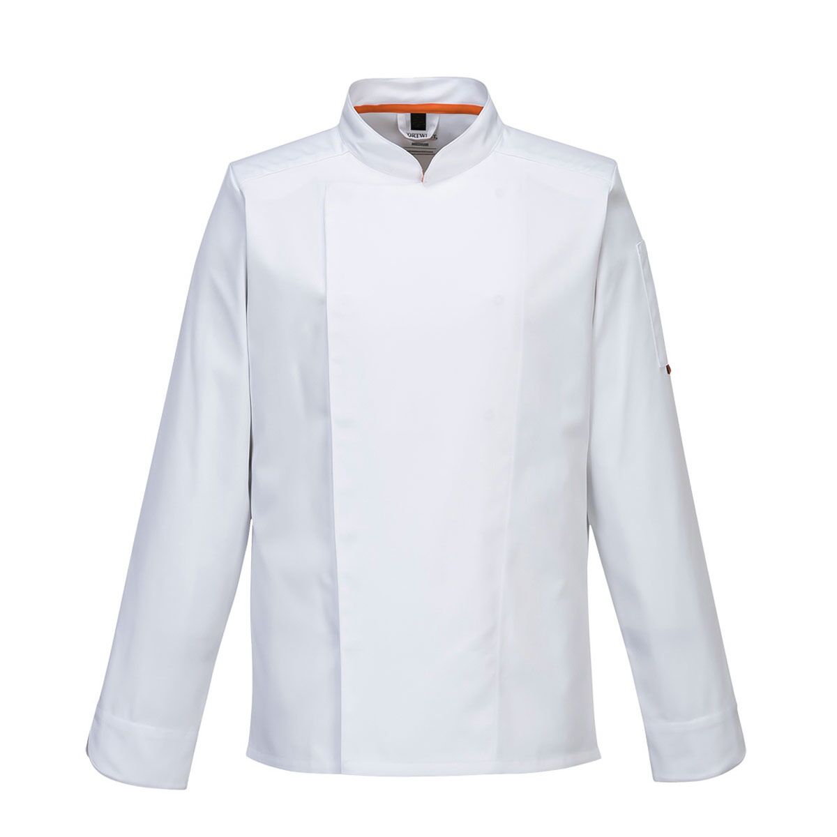 (5 pcs) Veste de cuisine professionnelle MeshAir Pro respirante - Manches longues - Blanc - Taille : S