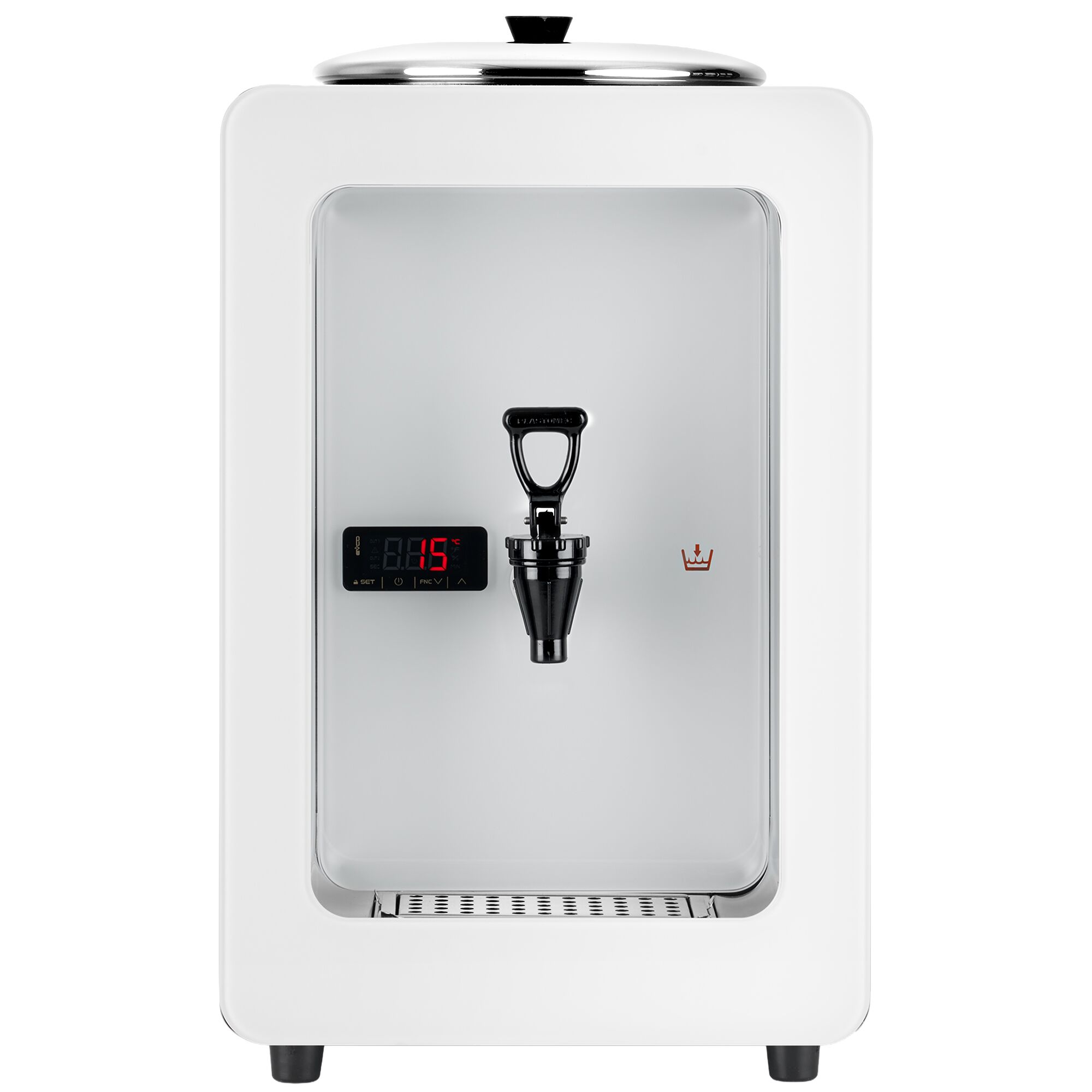 Distributeur de lait chaud PREMIUM - Numérique - 5,0L - 1,20kW - Blanc - robinet inclus