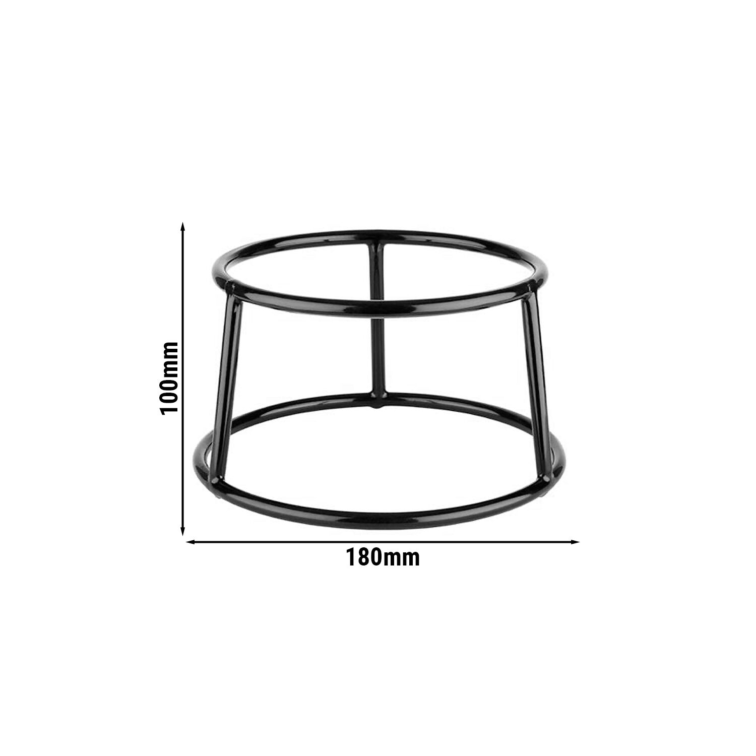Support de buffet - MULTI ROUND - métal - rond - Hauteur : 100 mm