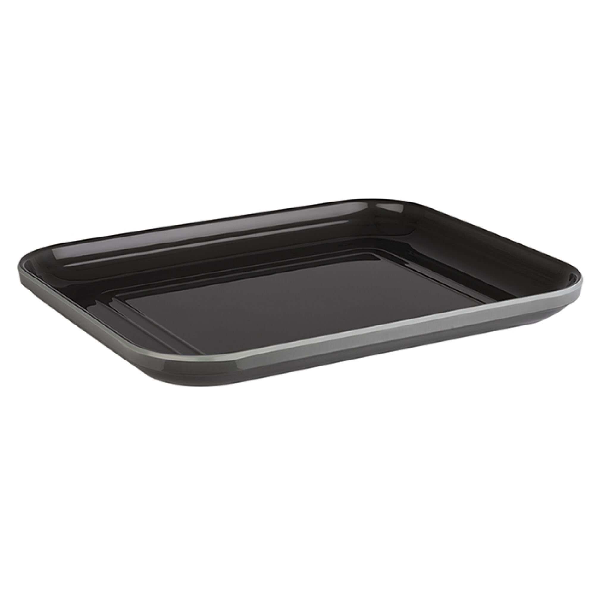 (6 pièces) Plateau GN 1/2 – EMMA – Mélamine – Hauteur : 30 mm – Gris