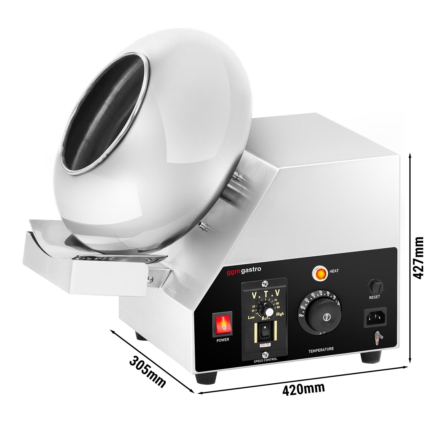 Machine à revêtement - 3 litres - 600 watts - ⌀ 300 mm  